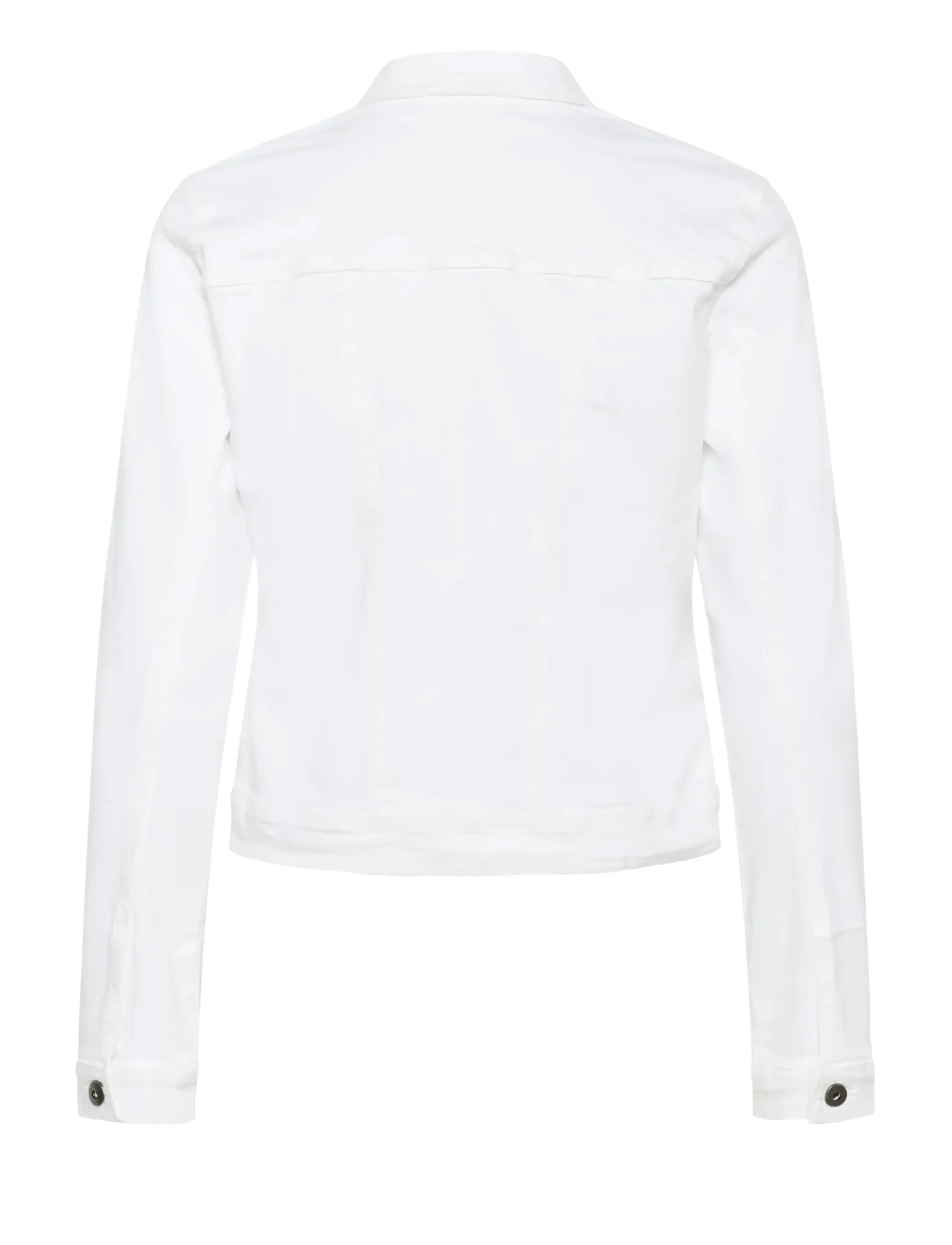 Kaffe - KAzelina Denim Jacket - vårjackor - chalk - 2