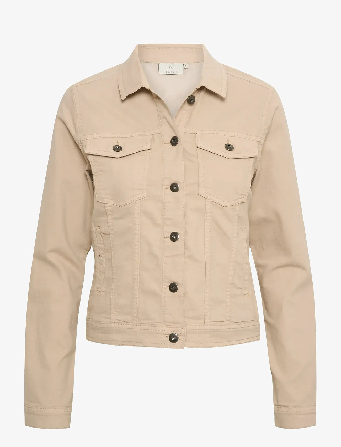 Kaffe - KAzelina Denim Jacket - kevadjoped - feather gray - 1