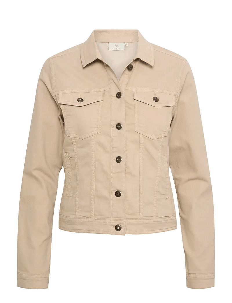 Kaffe - KAzelina Denim Jacket - kevadjoped - feather gray - 1