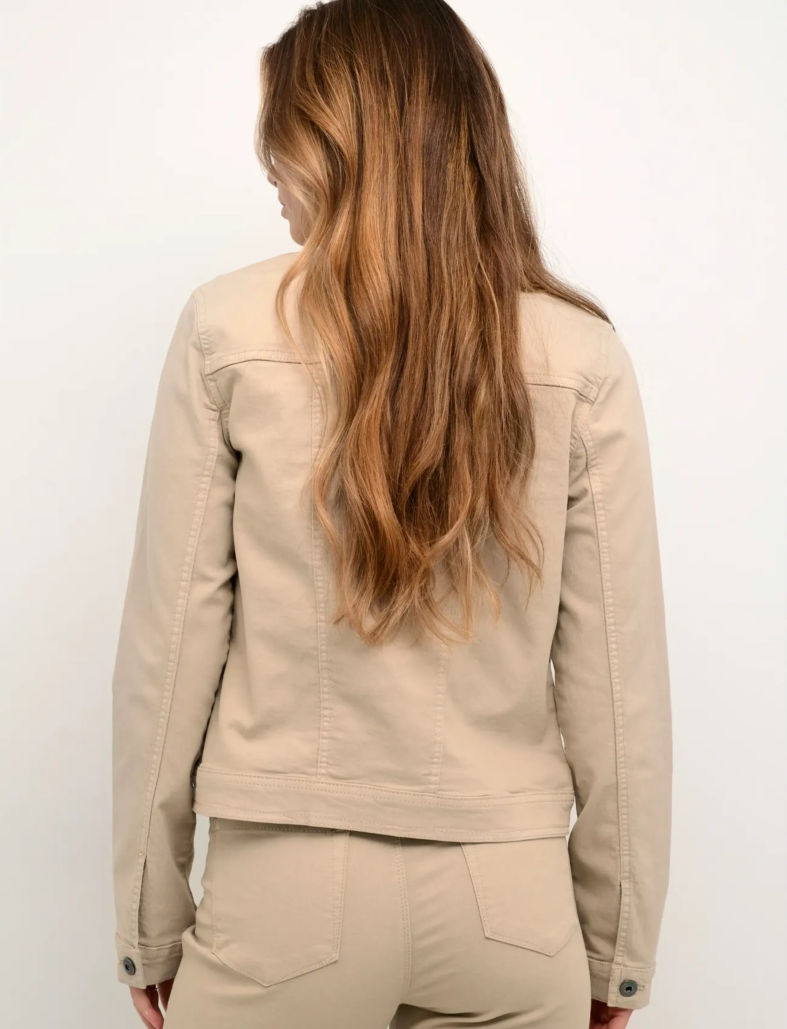 Kaffe - KAzelina Denim Jacket - frühlingsjacken - feather gray - 4