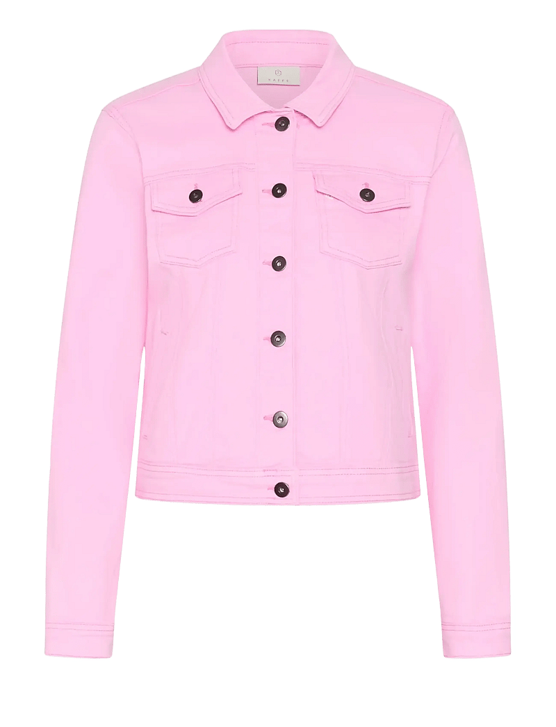Kaffe - KAzelina Denim Jacket - kevadjoped - pink frosting - 1