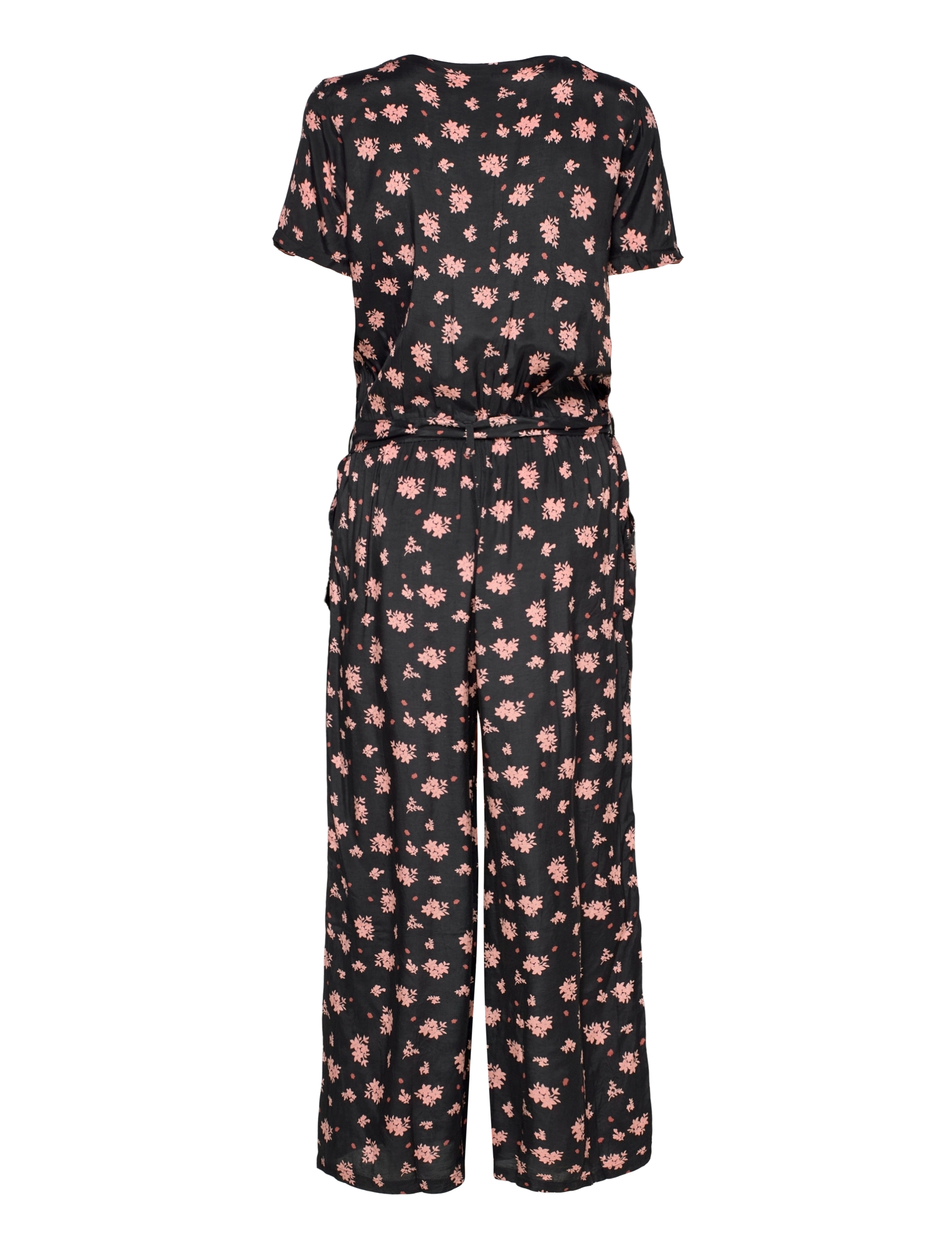 Kaffe - KAtessa Jumpsuit - black / rosa color flower - 2