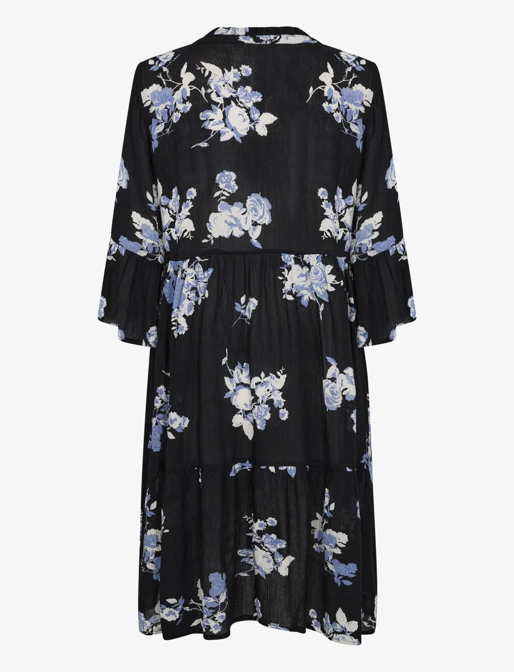Kaffe - KAedita Amber Dress - sommerkleider - black / blue flower print - 2