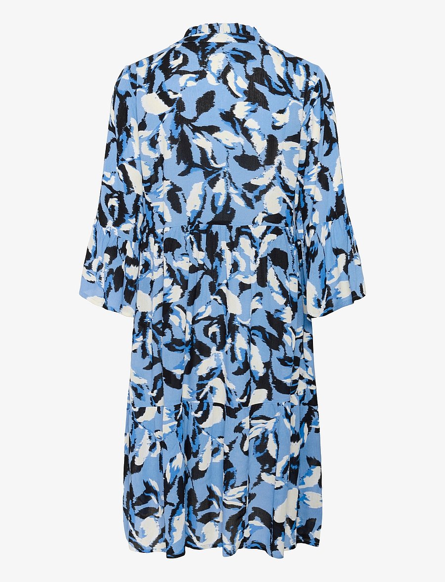 Kaffe - KAedita Amber Dress - sommerkleider - blue flower print - 2