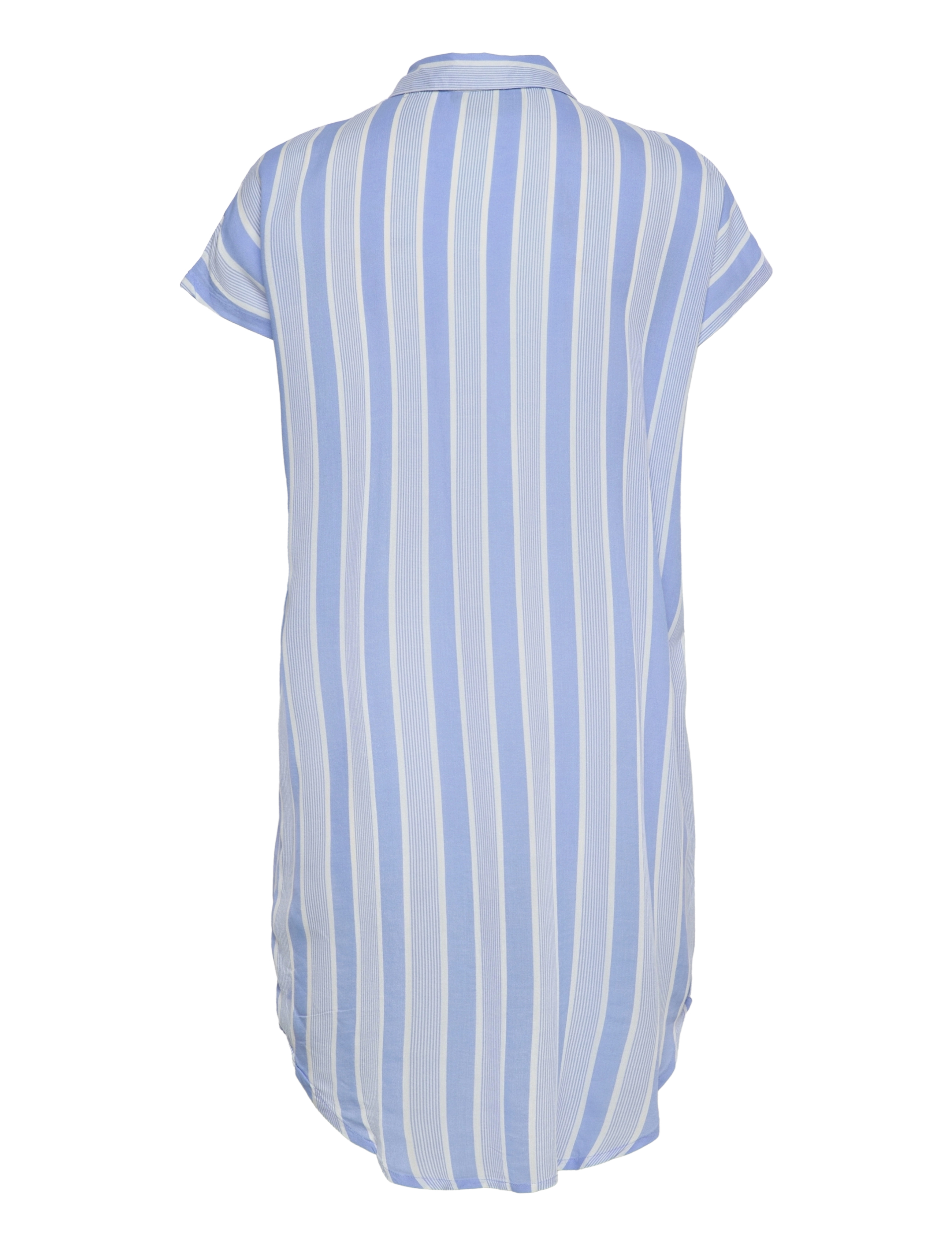 Kaffe - KAhana Long Shirt - blue / chalk stripes - 1