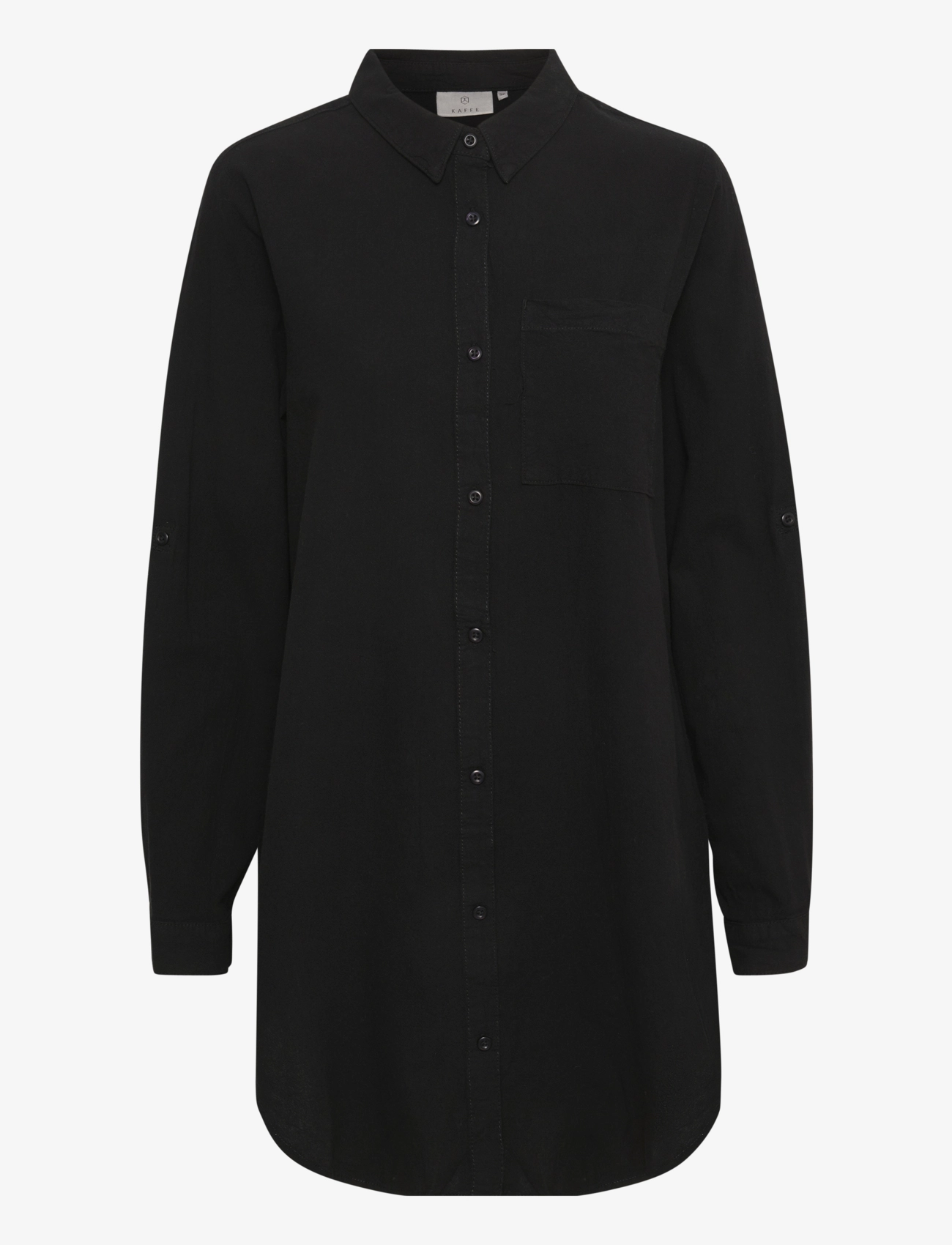 Kaffe - KAnaya Shirt Tunic - pikkade varrukatega särgid - black deep - 1