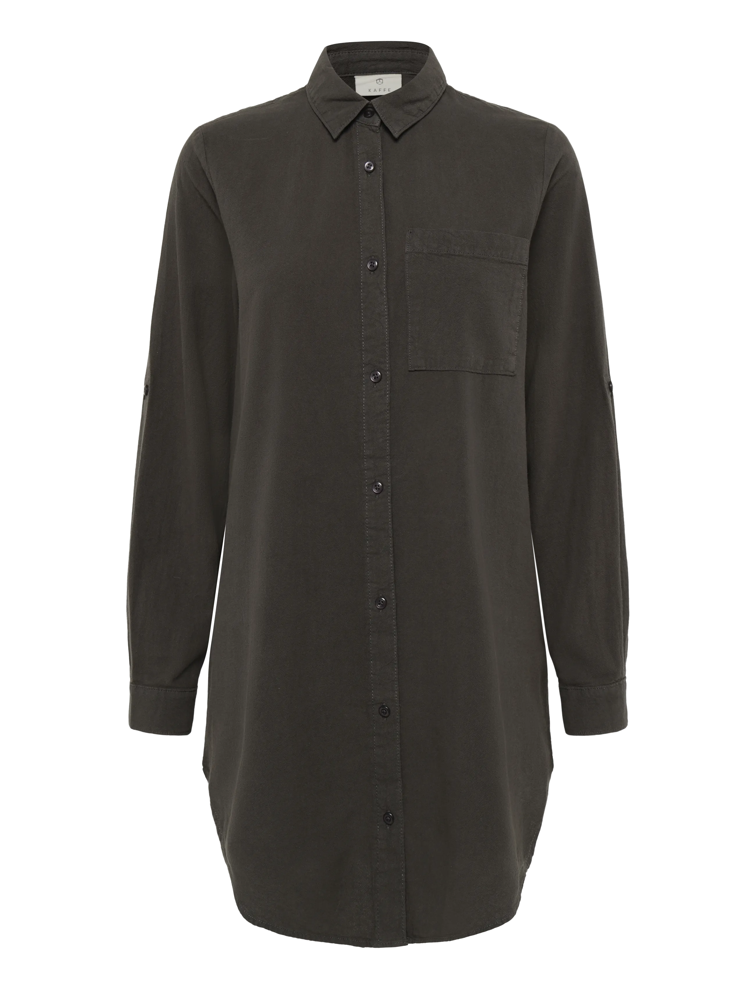 KAFFE Kanaya Shirt Tunika Schwarz - 36 - Damen