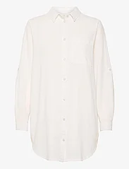 Kaffe - KAnaya Shirt Tunic - long-sleeved shirts - chalk - 0