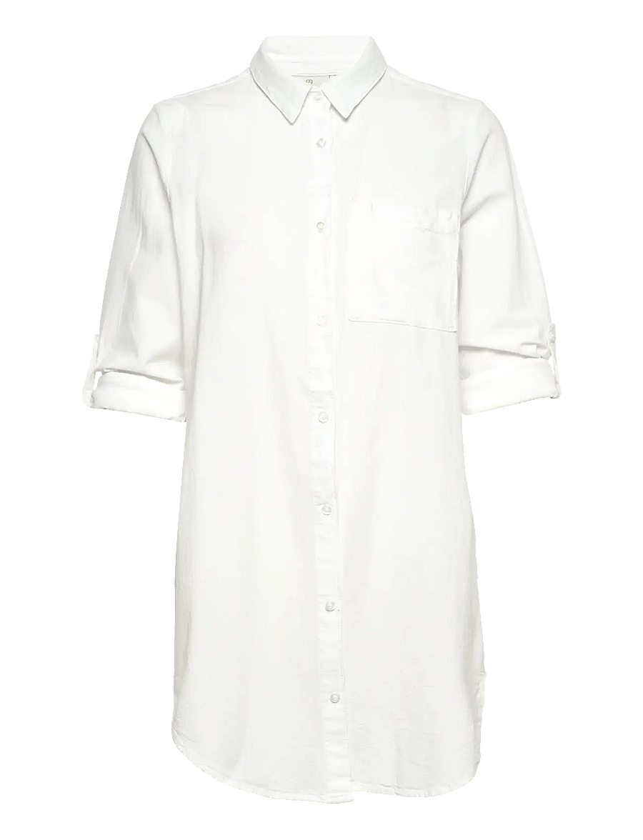 Kaffe - KAnaya Shirt Tunic - långärmade skjortor - chalk - 3