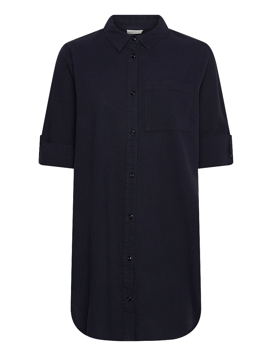 Kaffe - KAnaya Shirt Tunic - langärmlige hemden - midnight marine - 1