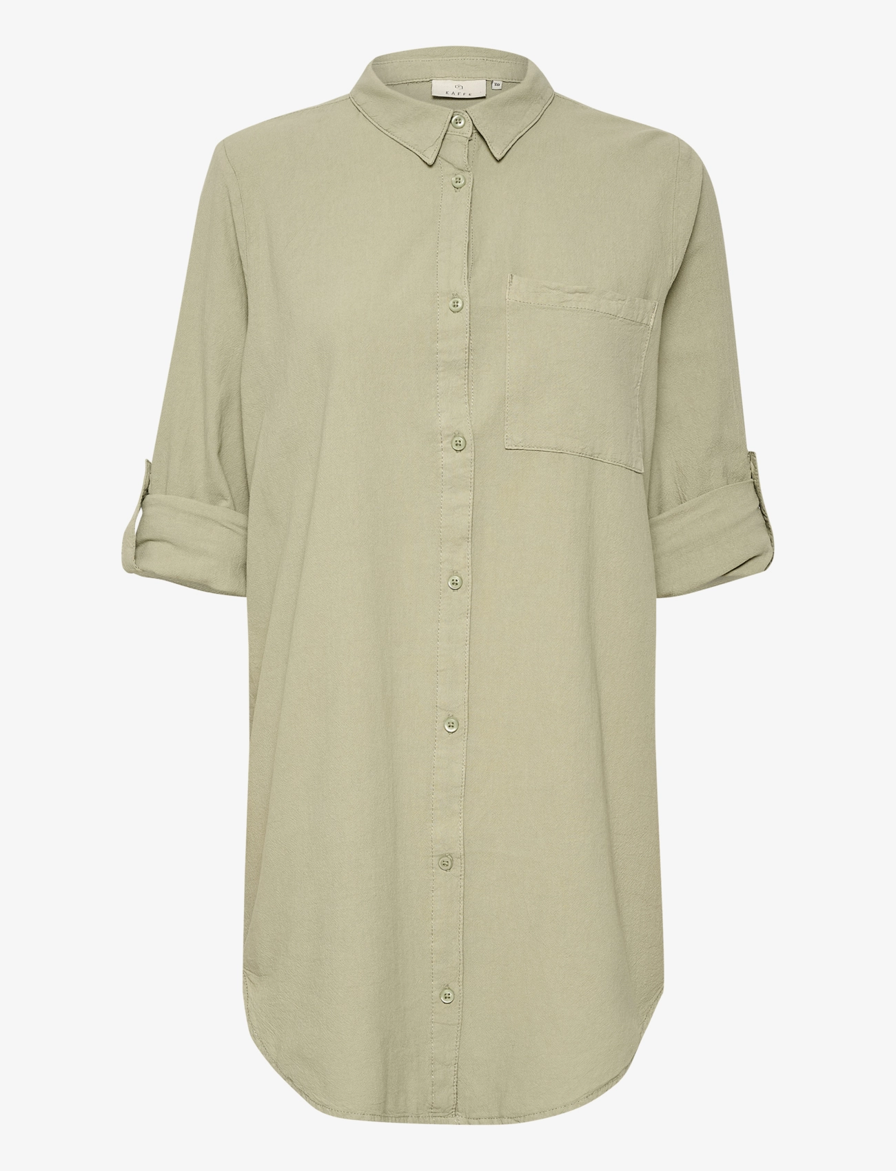 Kaffe KAnaya Shirt Tunic - Kleidung - SEAGRASS / khaki/green