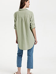 Kaffe - KAnaya Shirt Tunic - long-sleeved shirts - seagrass - 5