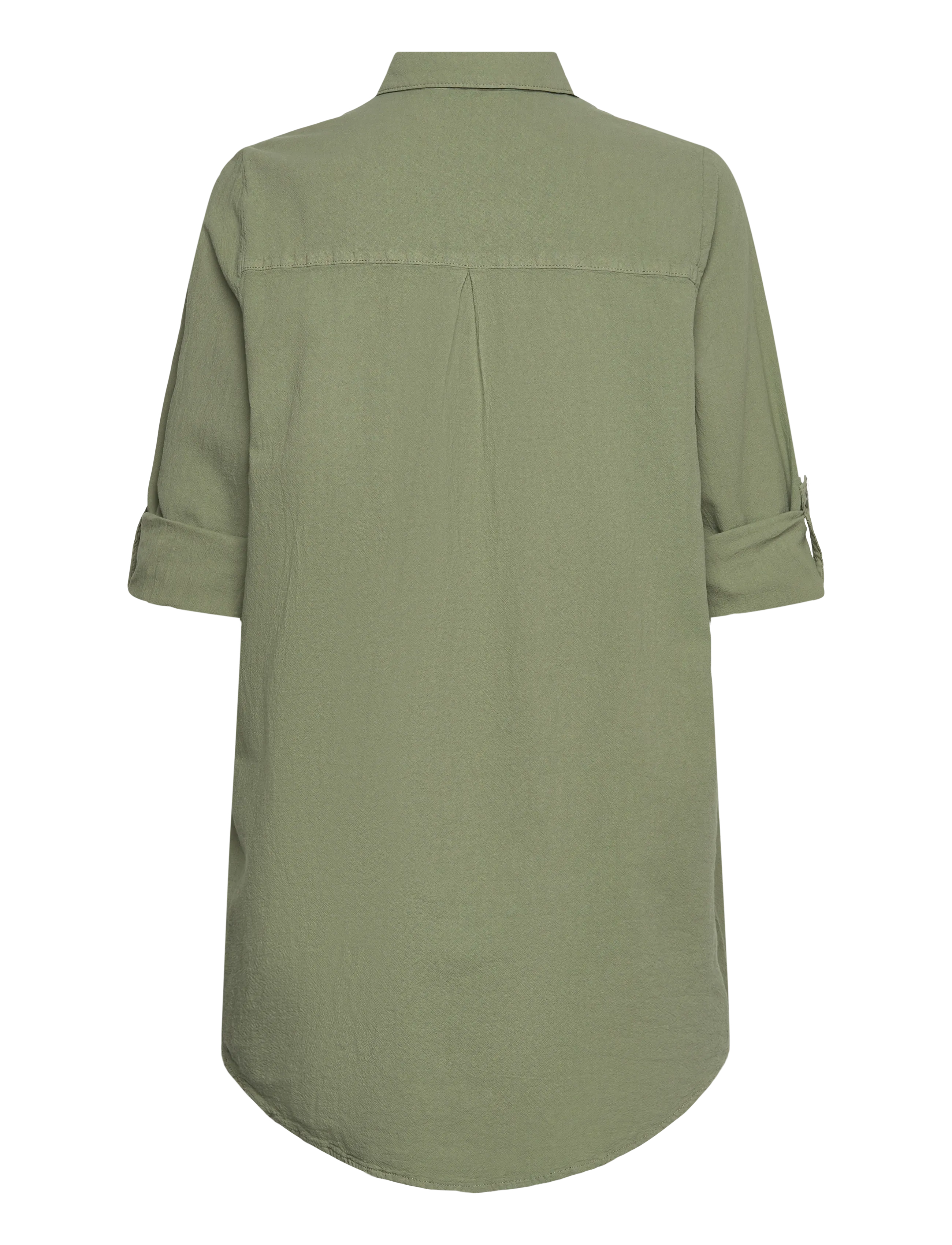 Kaffe - KAnaya Shirt Tunic - långärmade skjortor - sea spray - 1