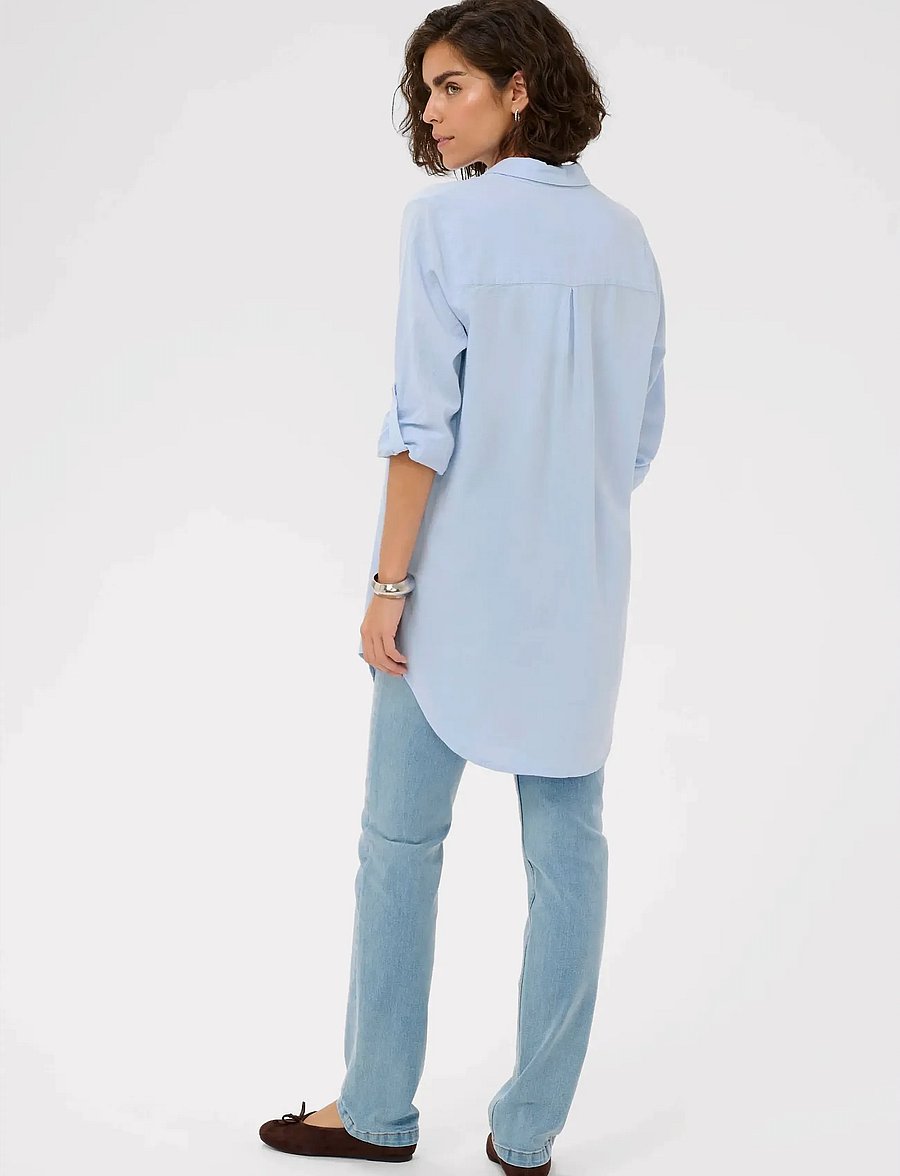Kaffe - KAnaya Shirt Tunic - långärmade skjortor - windsurfer - 4