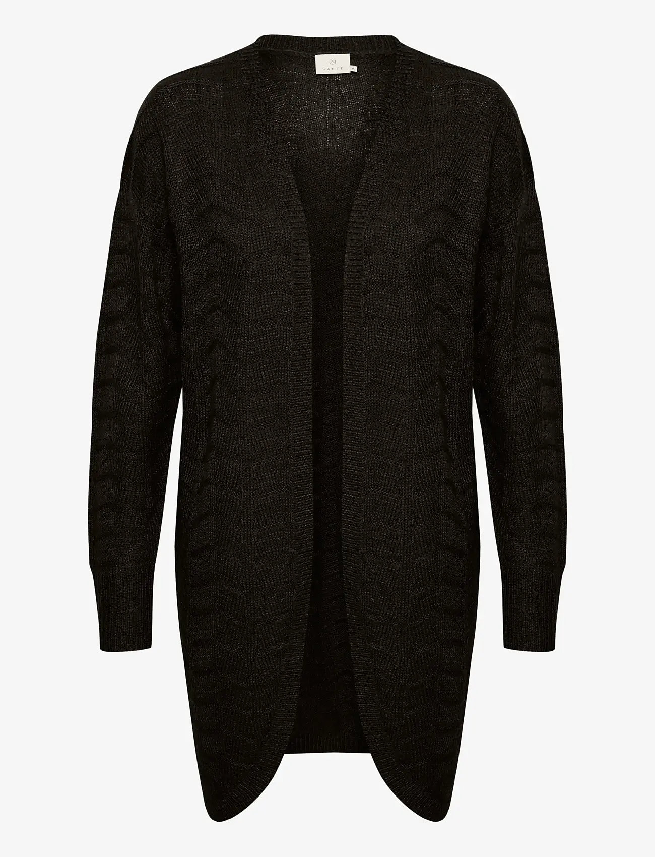 Kaffe - KAemria Knit Cardigan - cardigans - black deep - 1
