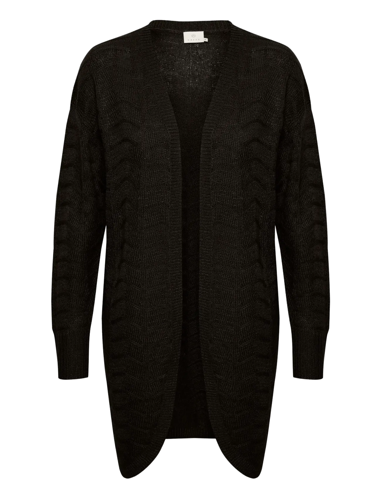 Kaffe KAemria Knit Cardigan - Cardigans - BLACK DEEP / black