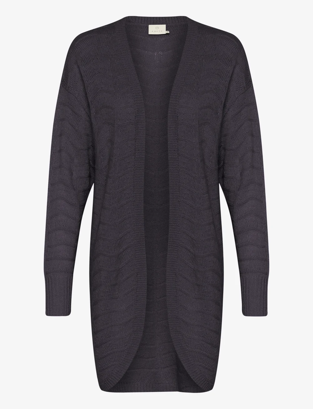 Kaffe - KAemria Knit Cardigan - cardigans - black oyster - 1