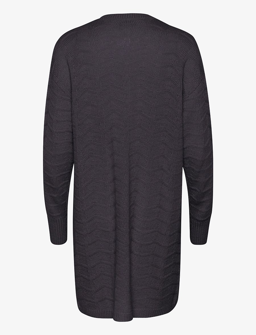 Kaffe - KAemria Knit Cardigan - cardigans - black oyster - 2