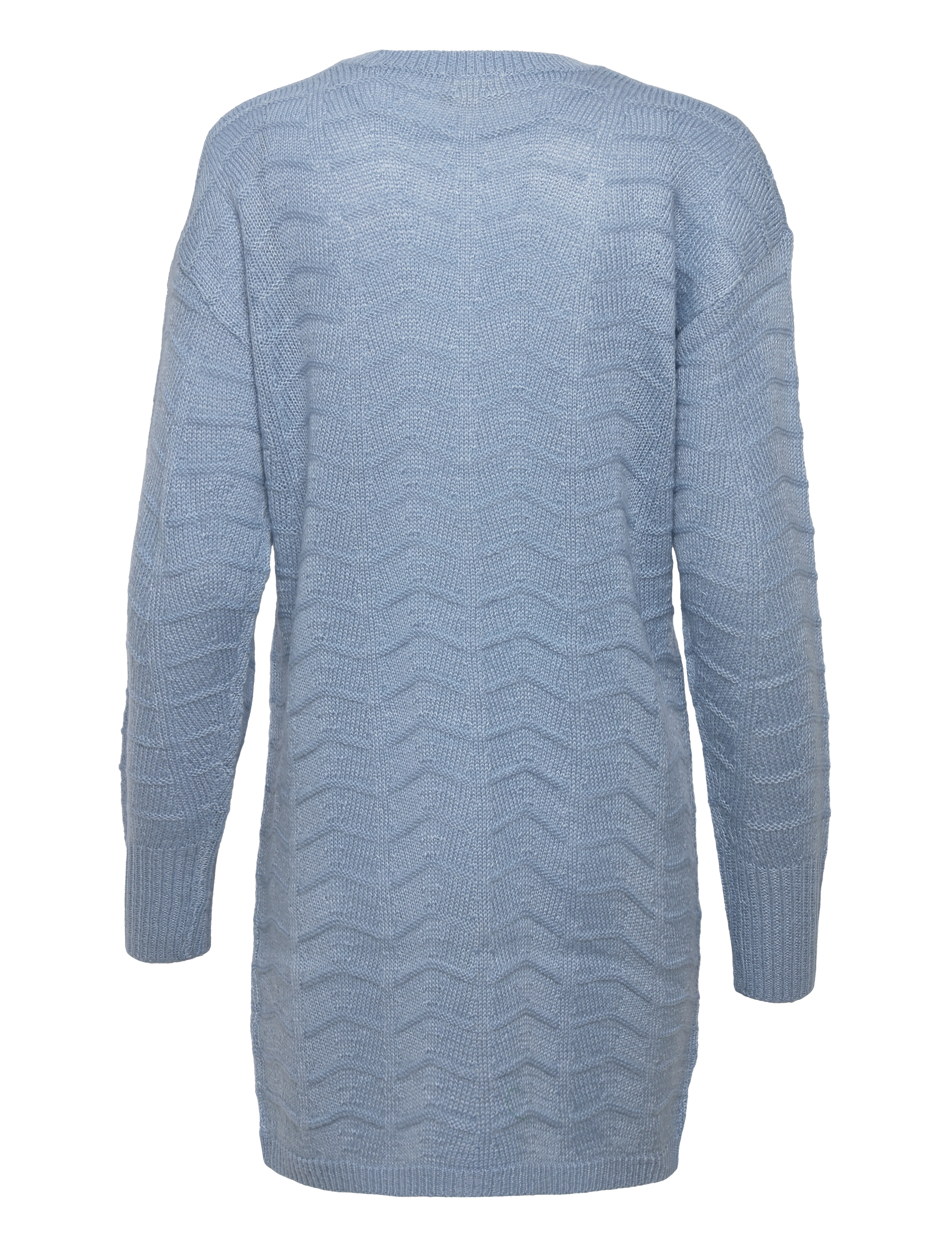 Kaffe - KAemria Knit Cardigan - koftor - cashmere blue - 2