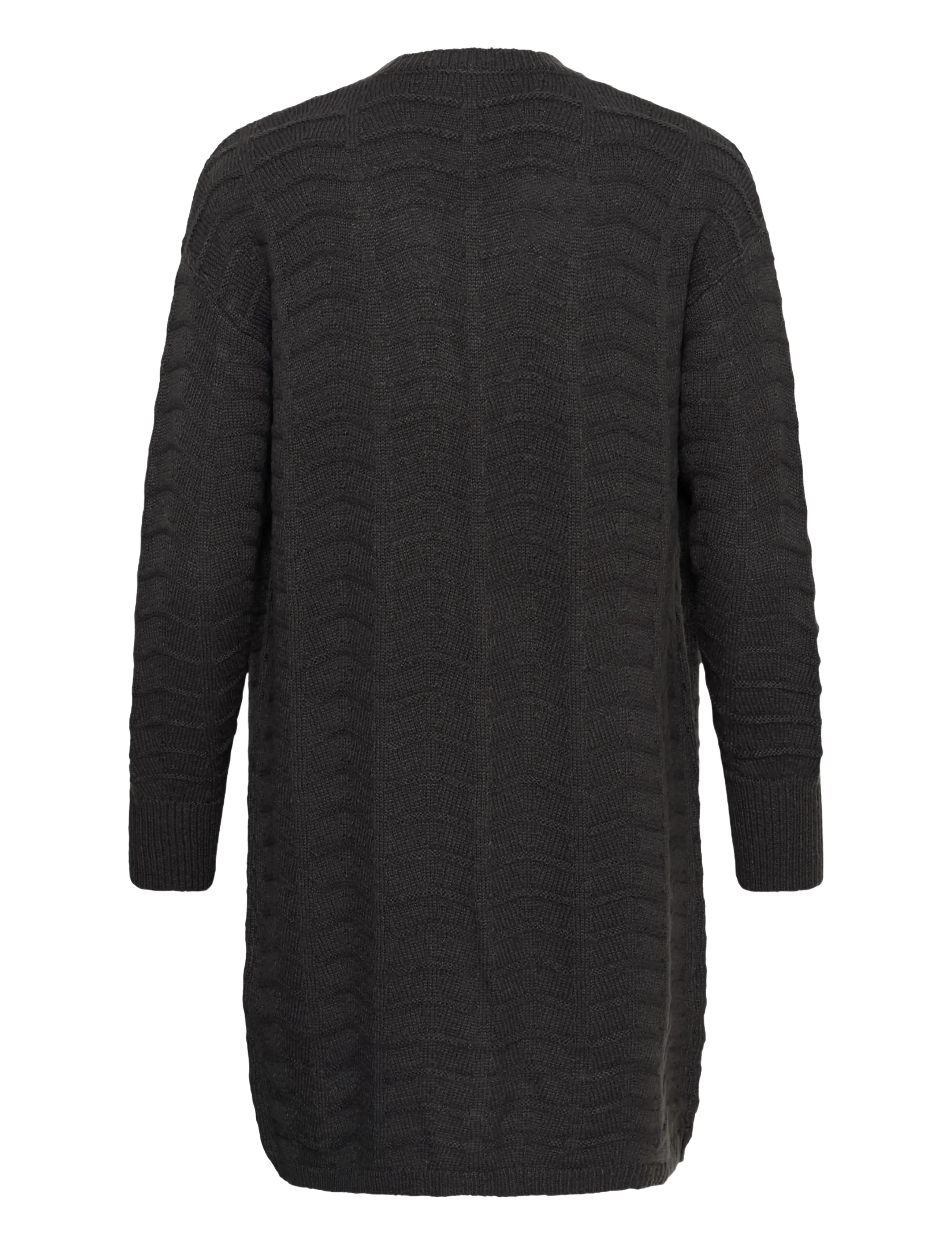 Kaffe - KAemria Knit Cardigan - kardiganid - dark grey melange - 1