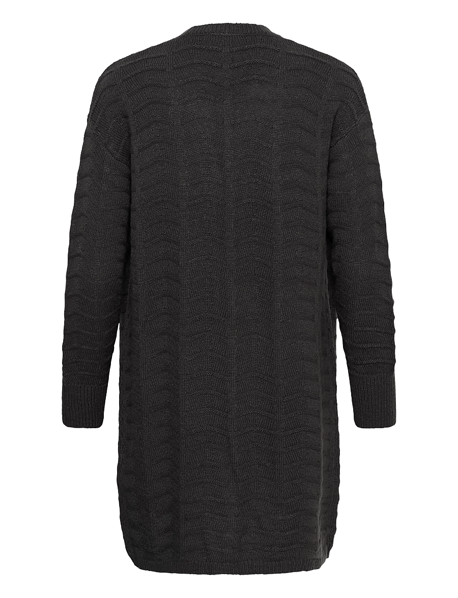 Kaffe - KAemria Knit Cardigan - kardiganid - dark grey melange - 1