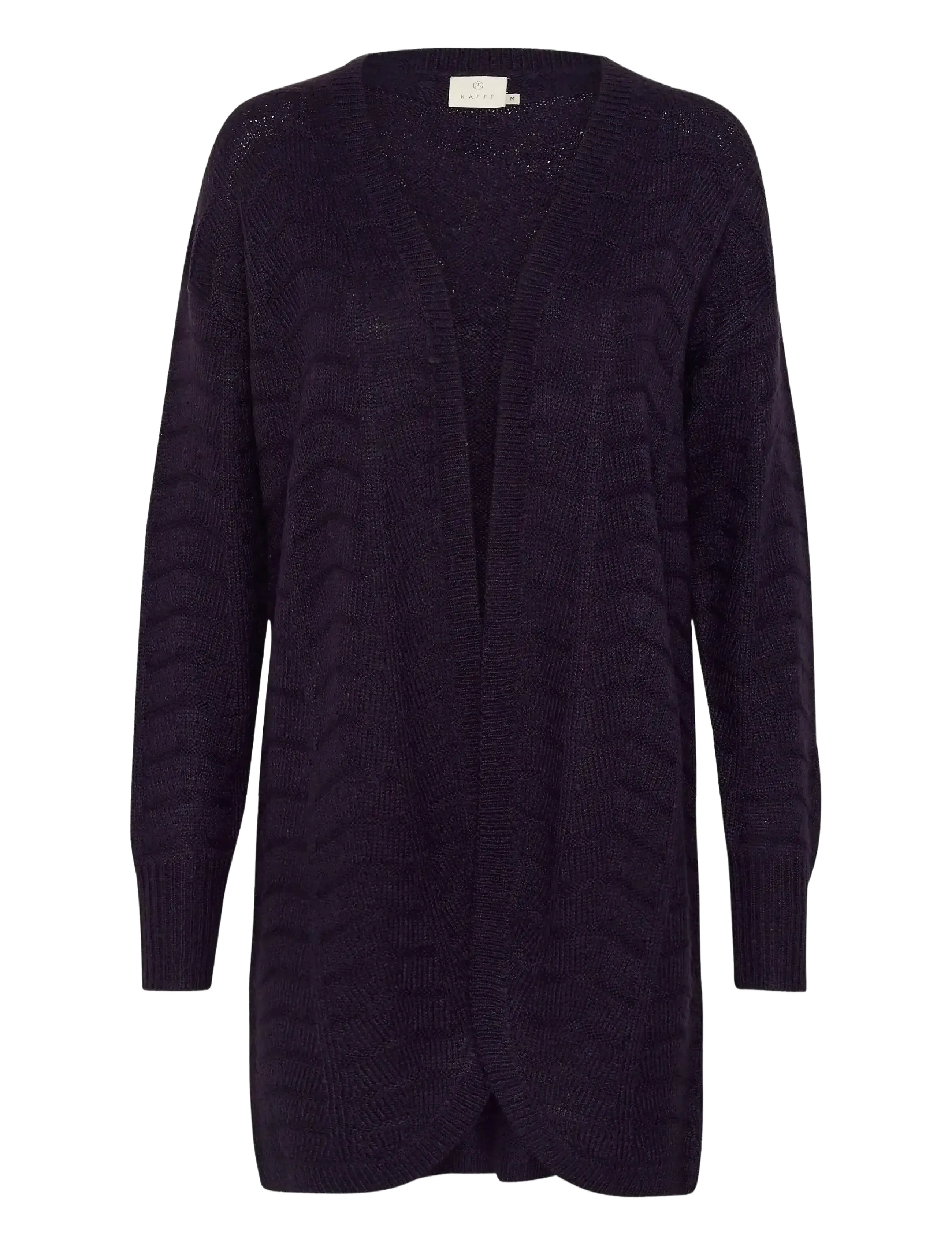 Kaffe KAemria Knit Cardigan - Cardigans - DAWN PURPLE / purple