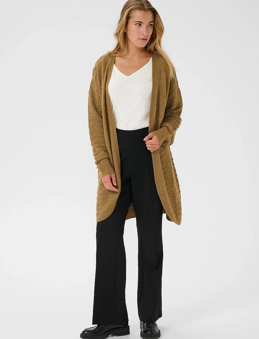 Kaffe - KAemria Knit Cardigan - kardiganid - toasted coconut - 3