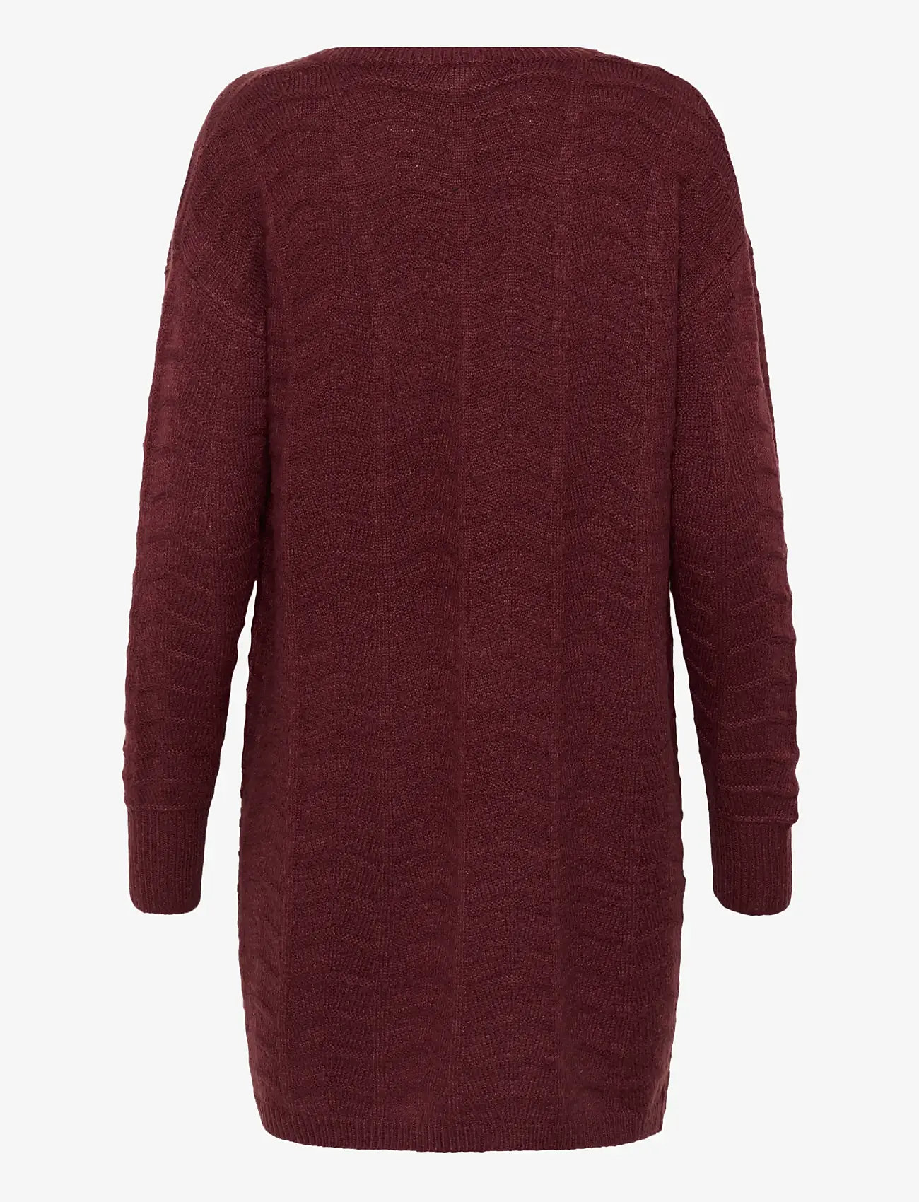 Kaffe - KAemria Knit Cardigan - cardigans - windsor wine - 2