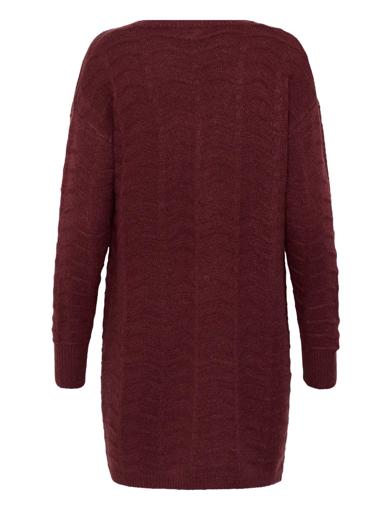 Kaffe - KAemria Knit Cardigan - cardigans - windsor wine - 2