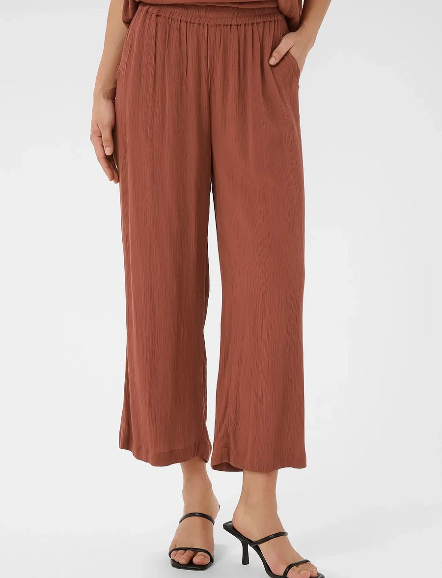 Kaffe - KAdacia Amber Pants - culotte bikses - henna - 0