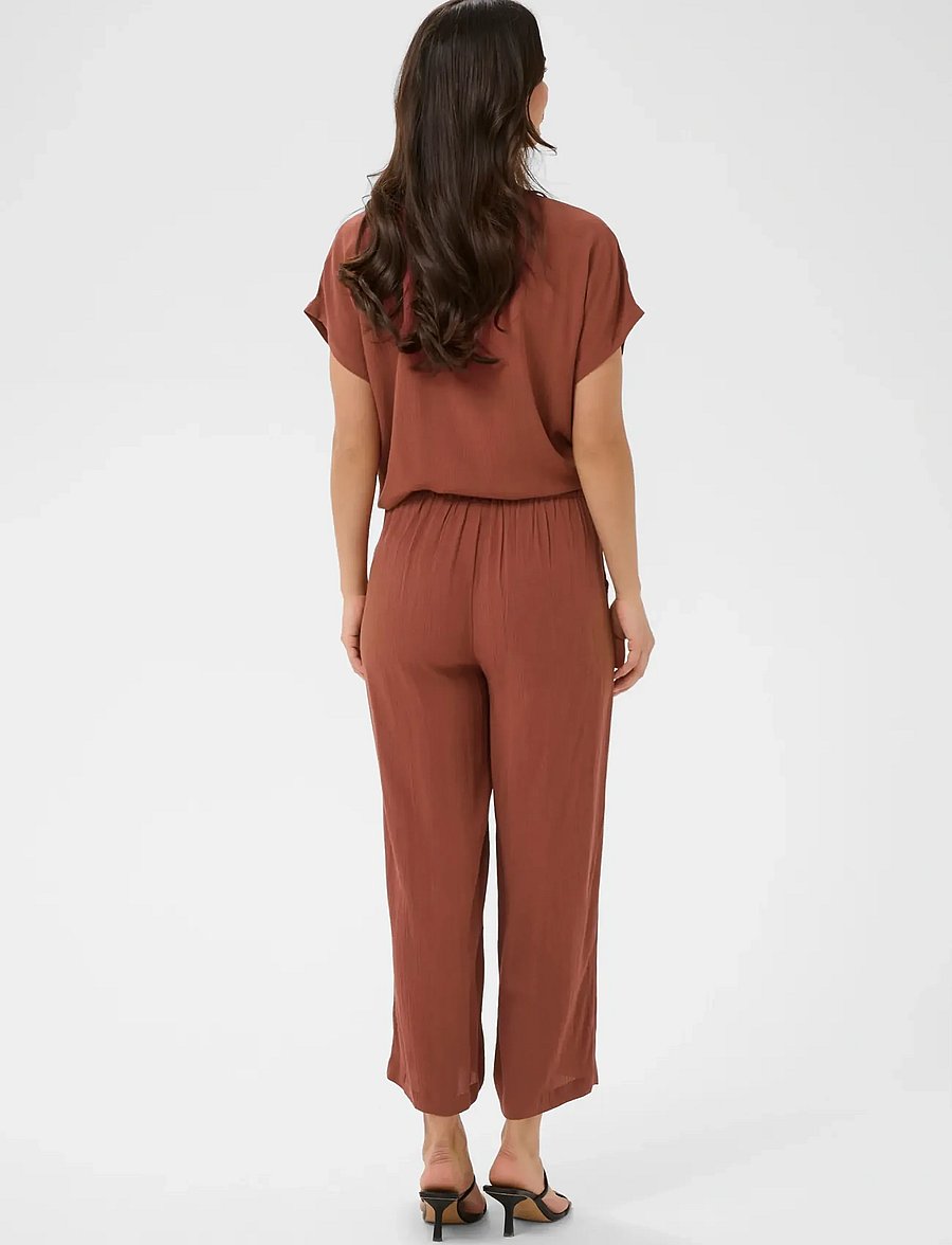 Kaffe - KAdacia Amber Pants - culotte bikses - henna - 4