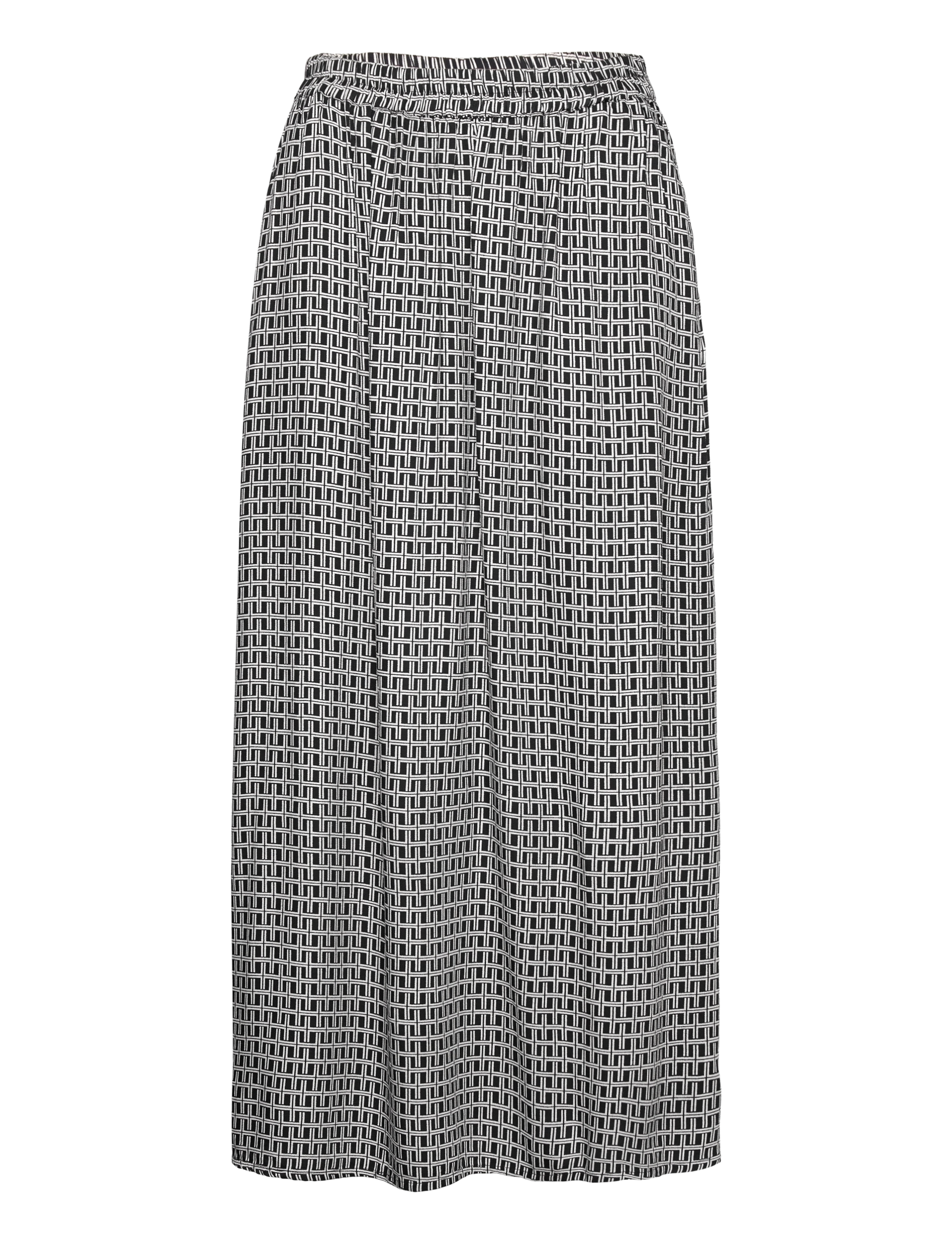 Kaffe - KAelona Skirt - black / chalk graphic print - 0