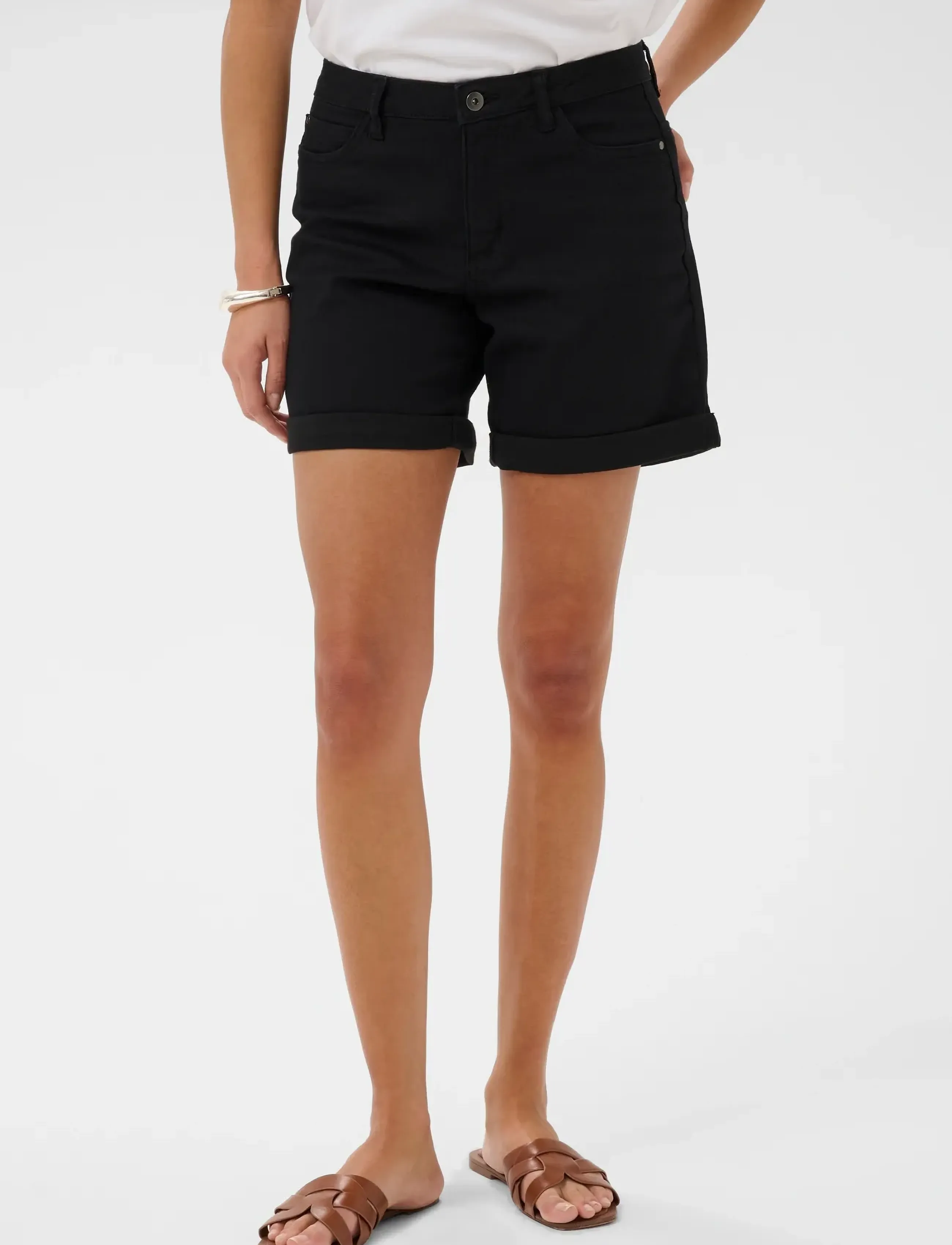Kaffe KAzelina Shorts - Kaffe - BLACK DEEP / black