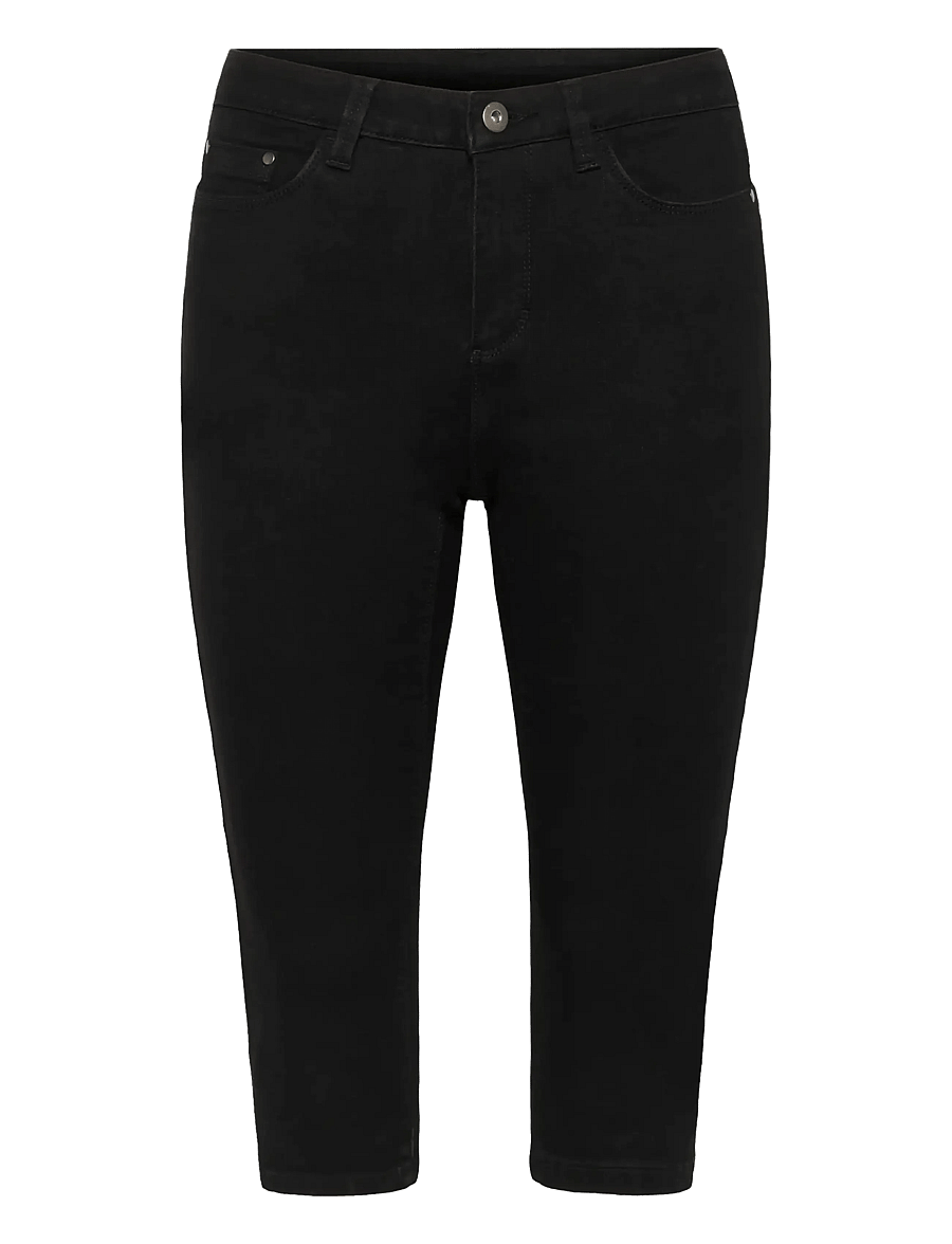 Kaffe - KAzelina capri Jeans - caprihose - black deep - 1