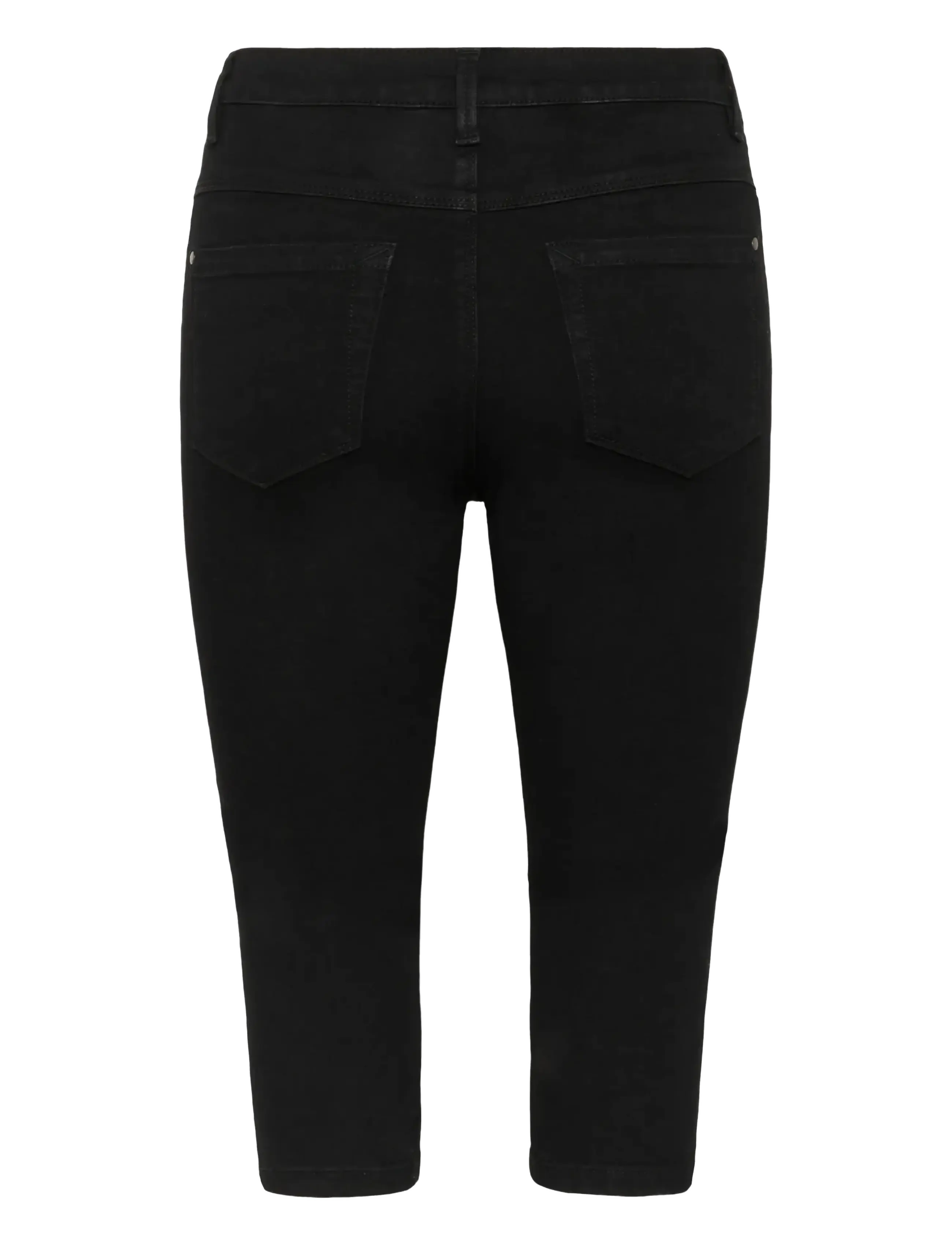 Kaffe - KAzelina capri Jeans - capri bukser - black deep - 2