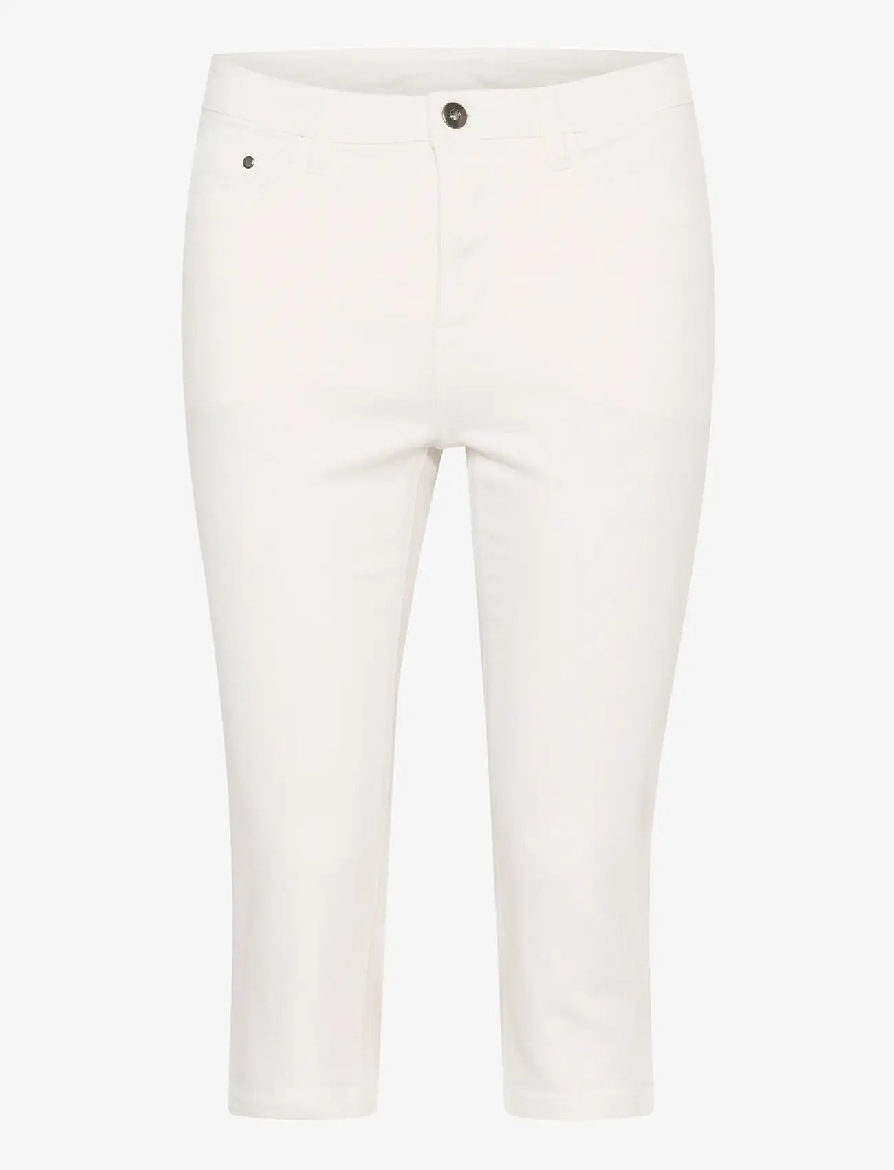 Kaffe - KAzelina capri Jeans - najniższe ceny - chalk - 1