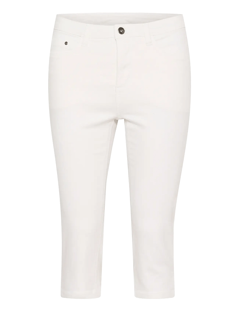 Kaffe - KAzelina capri Jeans - caprihose - chalk - 1