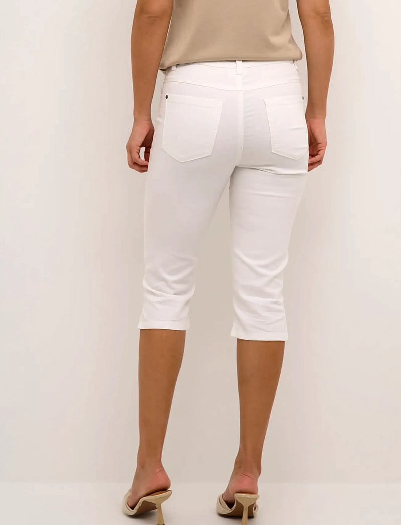 Kaffe - KAzelina capri Jeans - caprihose - chalk - 4