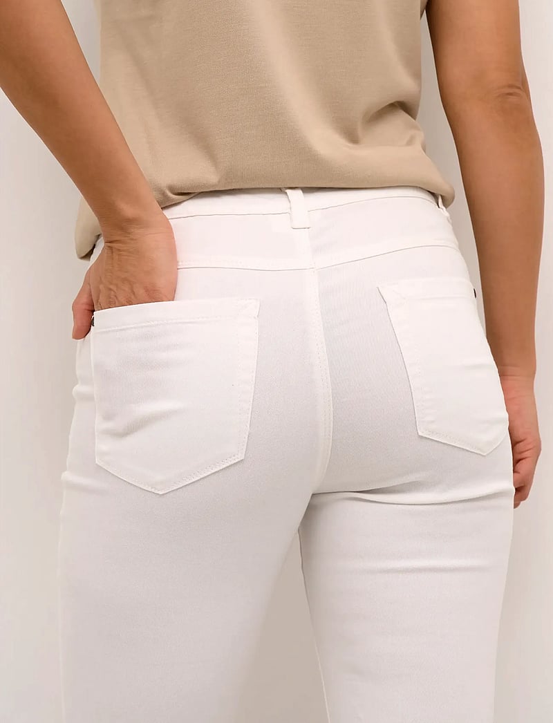 Kaffe - KAzelina capri Jeans - caprihose - chalk - 5