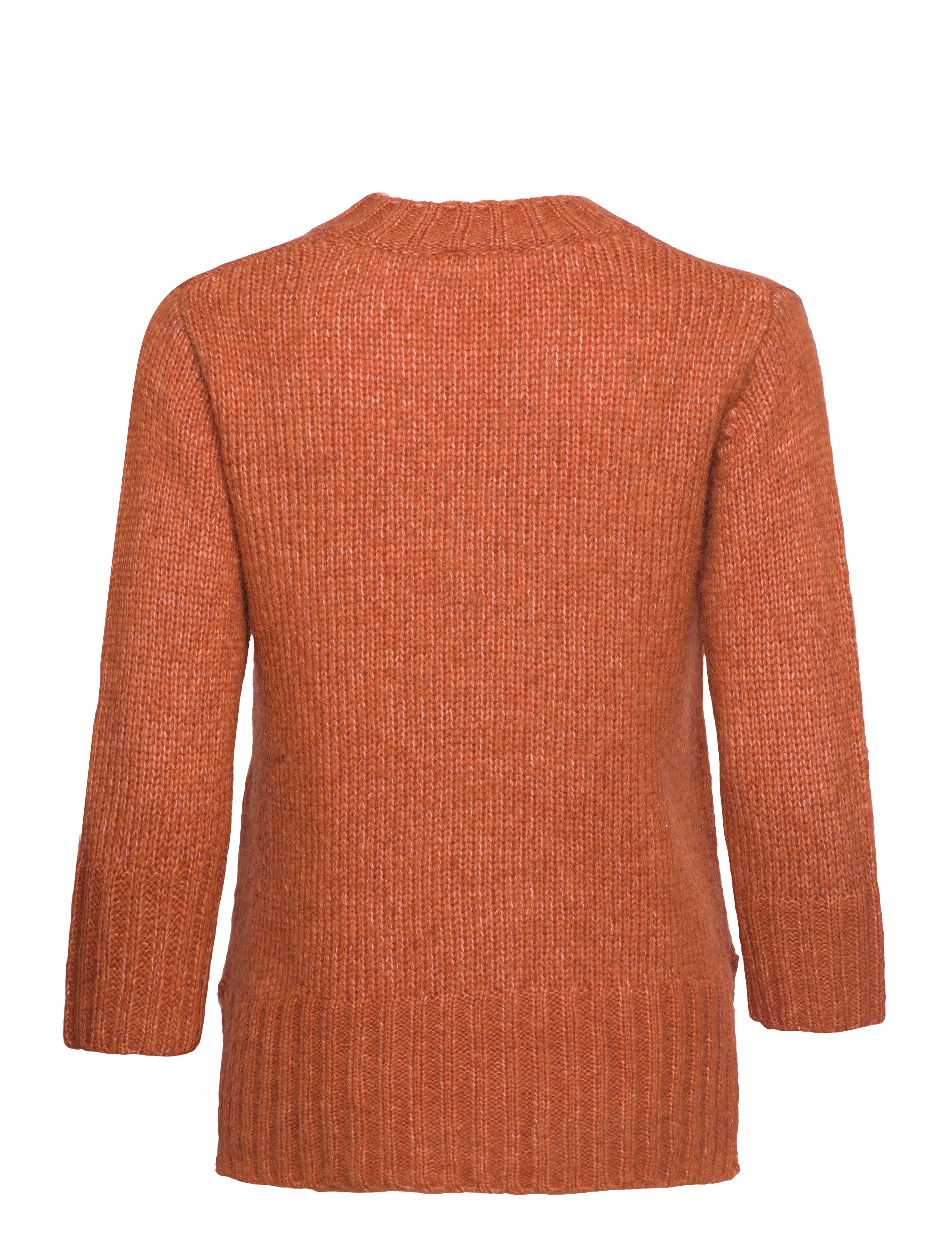 Kaffe - KAalioma Knit 3/4 Sleeve Pullover - auburn melange - 1