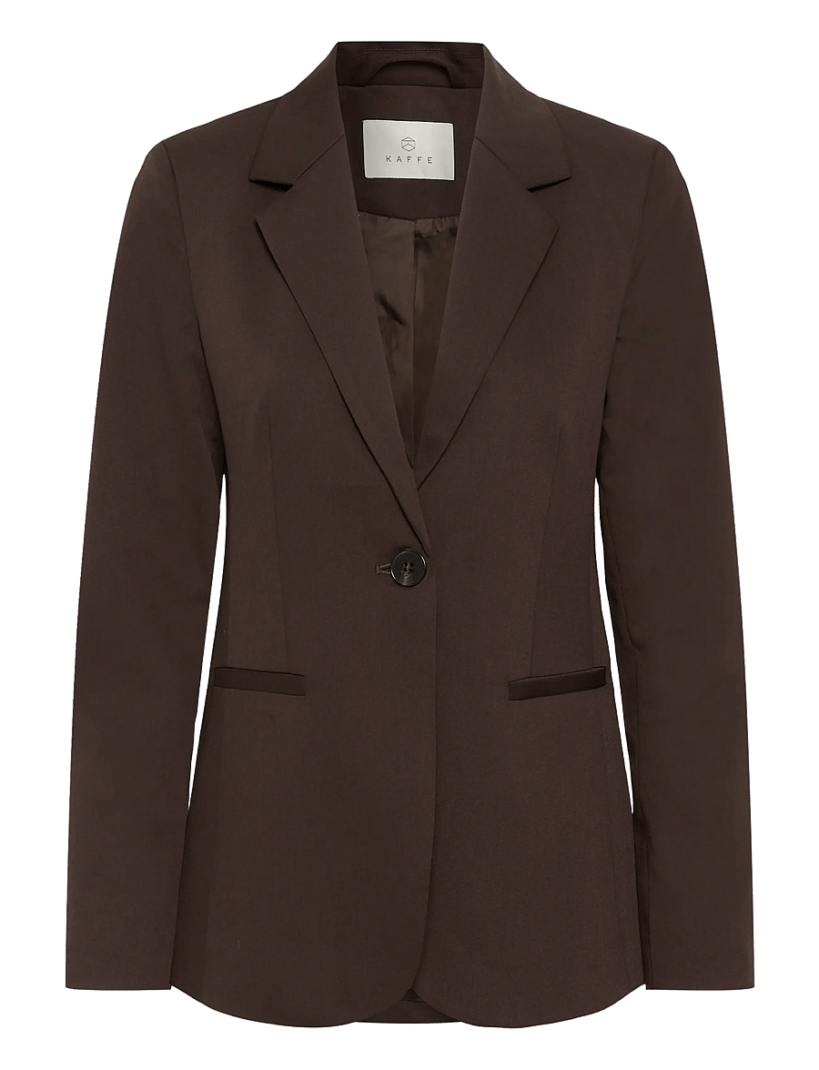 Kaffe - KAsakura Blazer - einreihige blazer - coffee bean - 0