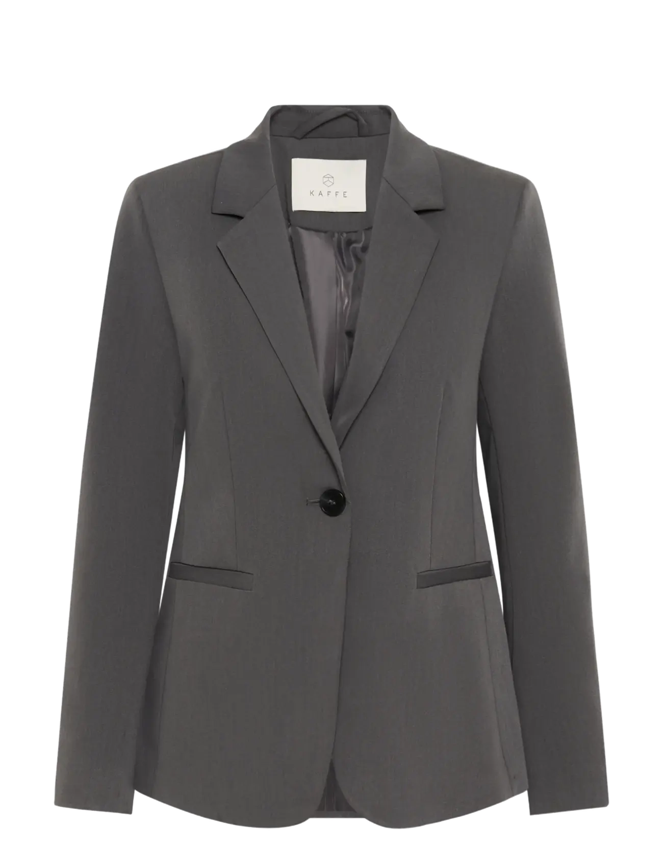 Kaffe - KASAKURA BLAZER - einreihige blazer - dark grey melange - 1