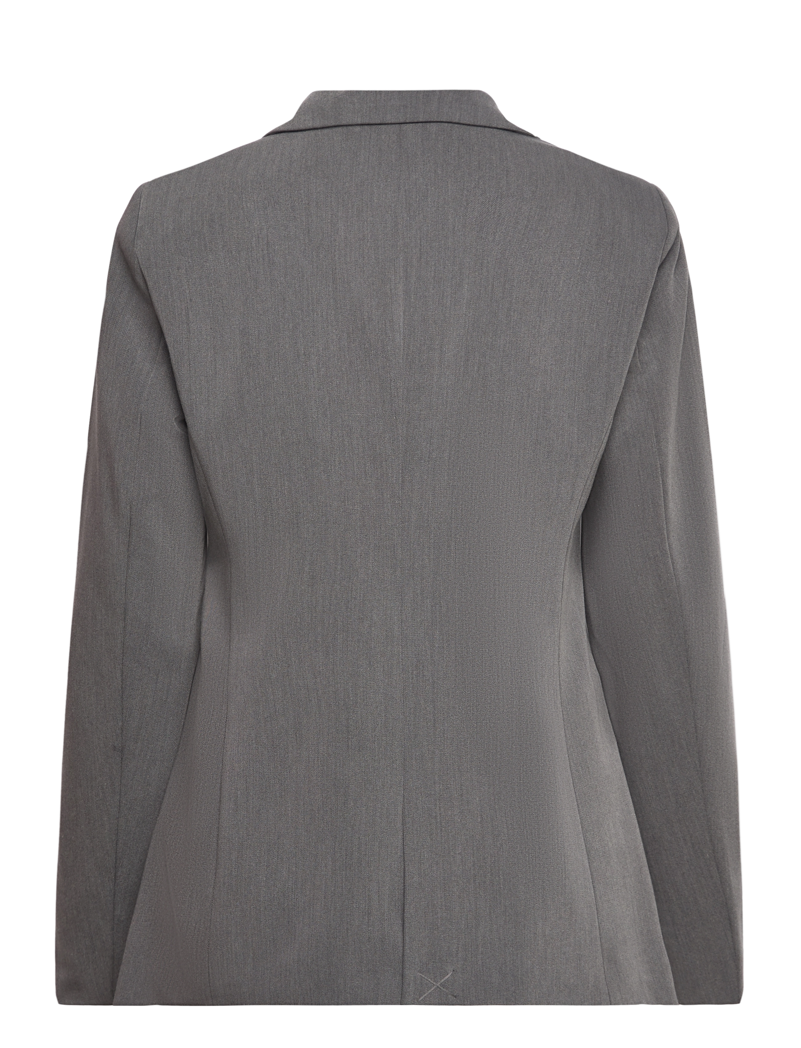 Kaffe - KAsakura Blazer - enkelknäppta kavajer - dark grey melange - 2
