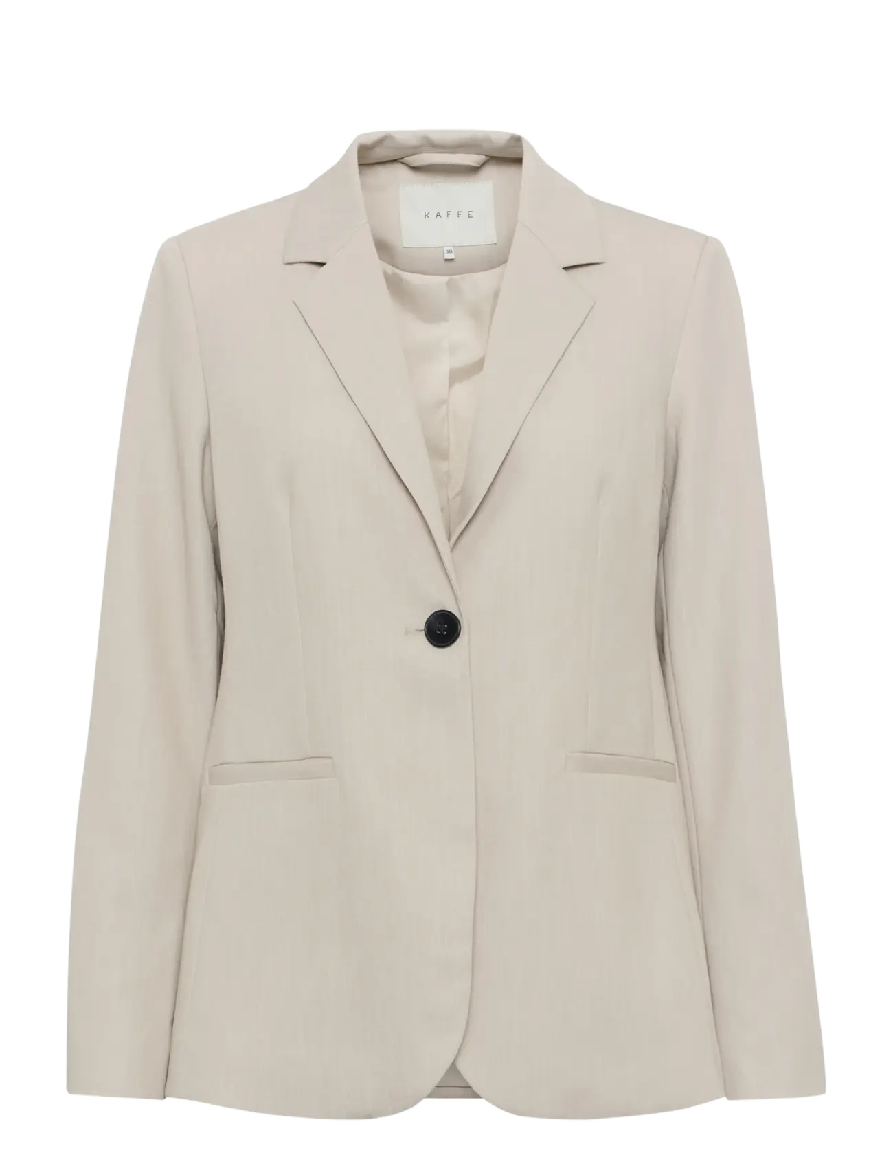 Kaffe KAsakura Blazer - Blazere - FEATHER GRAY MELANGE / beige