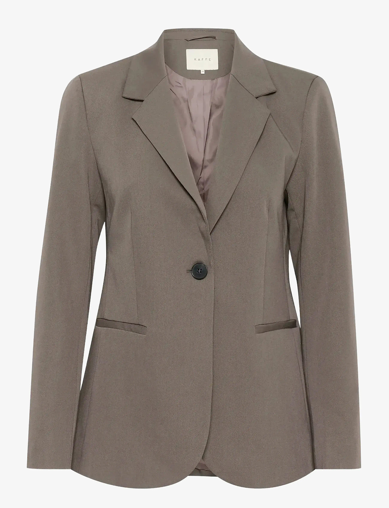 Kaffe - KAsakura Blazer - enkeltradede blazere - major brown - 0