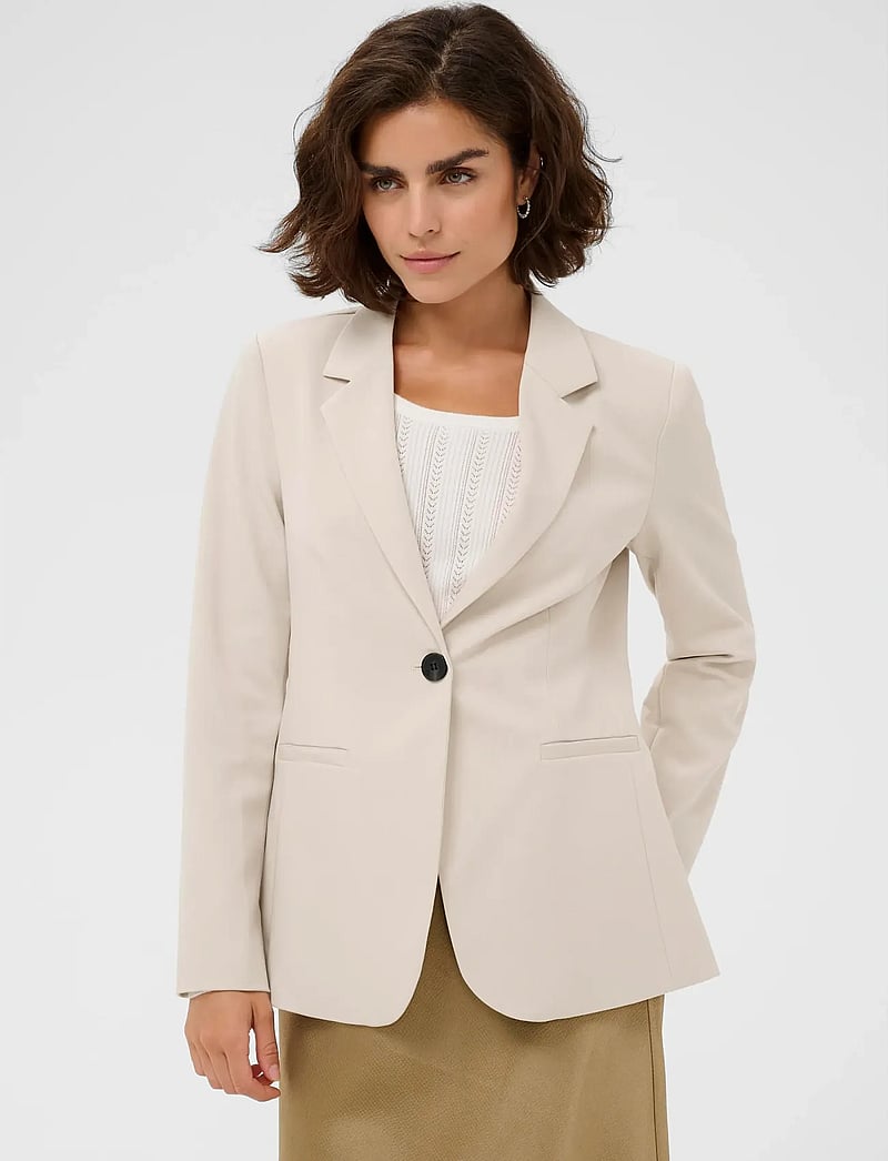 Kaffe - KAsakura Blazer - single breasted blazers - moonbeam - 0