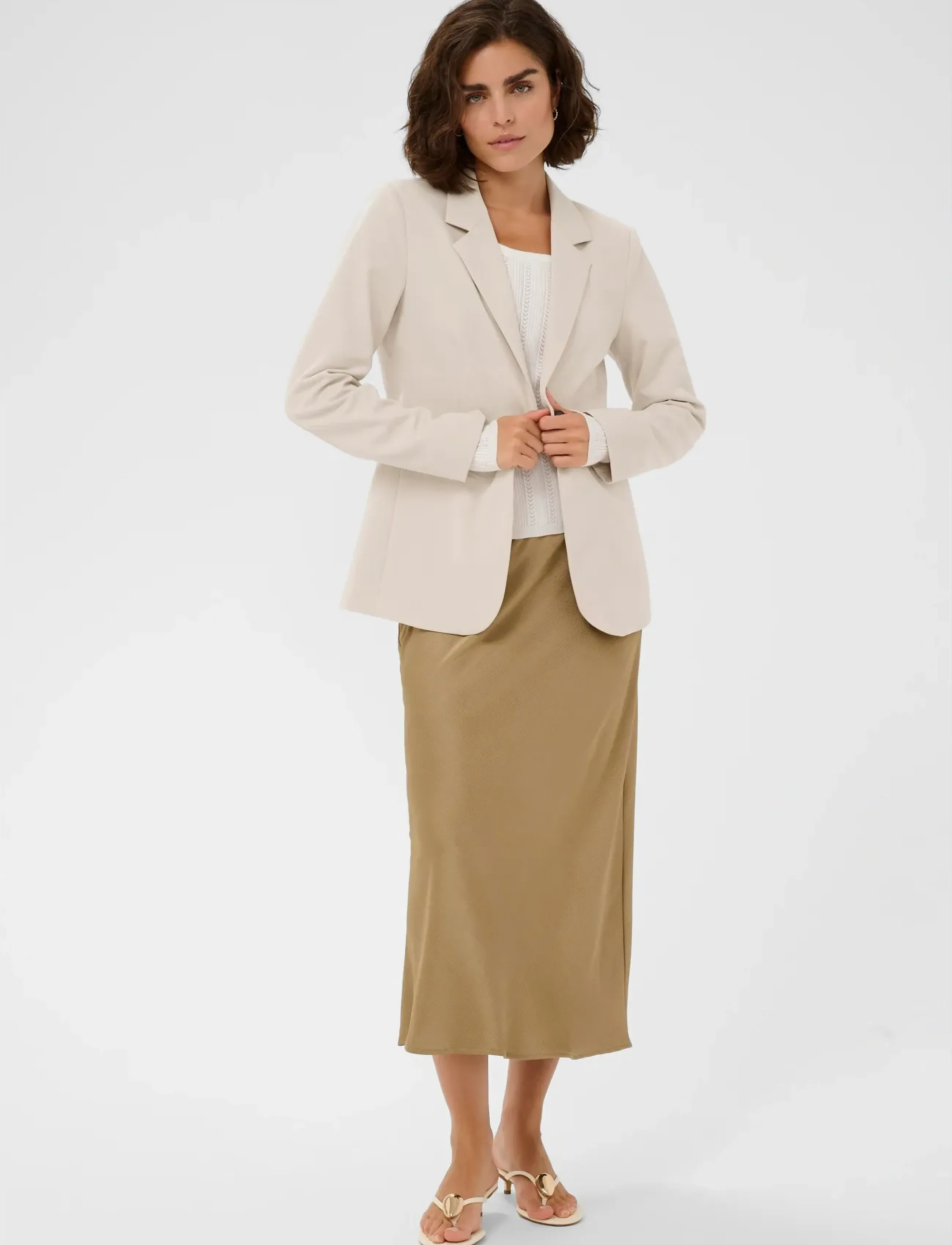 Kaffe - KAsakura Blazer - einreihige blazer - moonbeam - 3