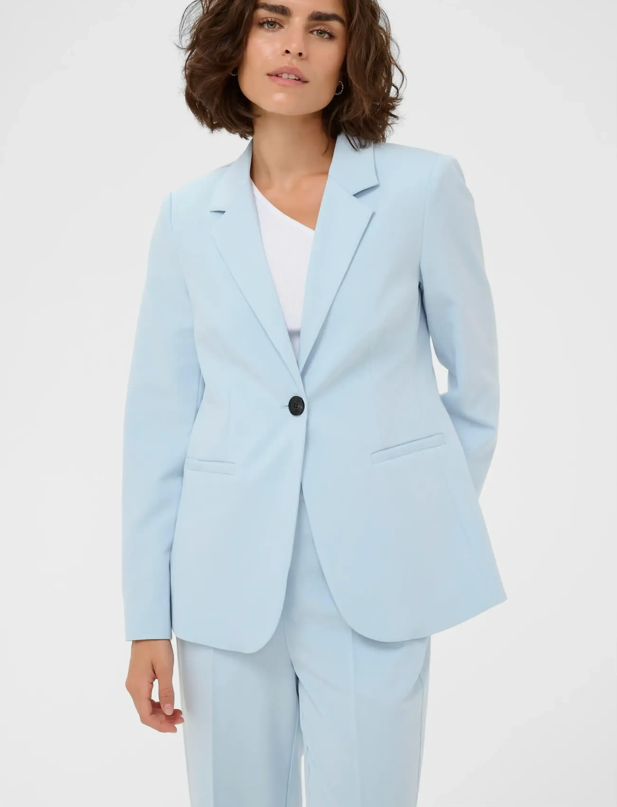 Kaffe Kasakura Blazer, 34, Blue, Blazere > Enkeltradede Blazere, Dame