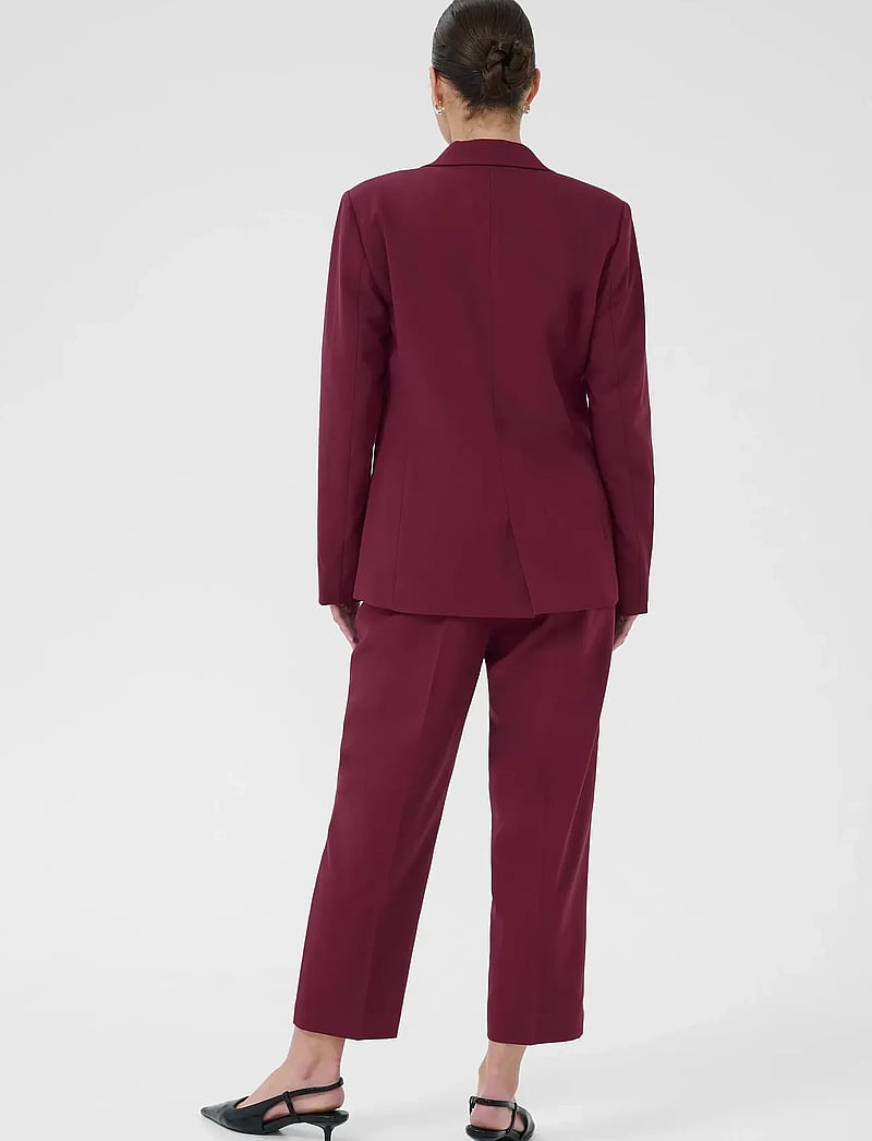 Kaffe - KAsakura Blazer - einreihige blazer - windsor wine - 4