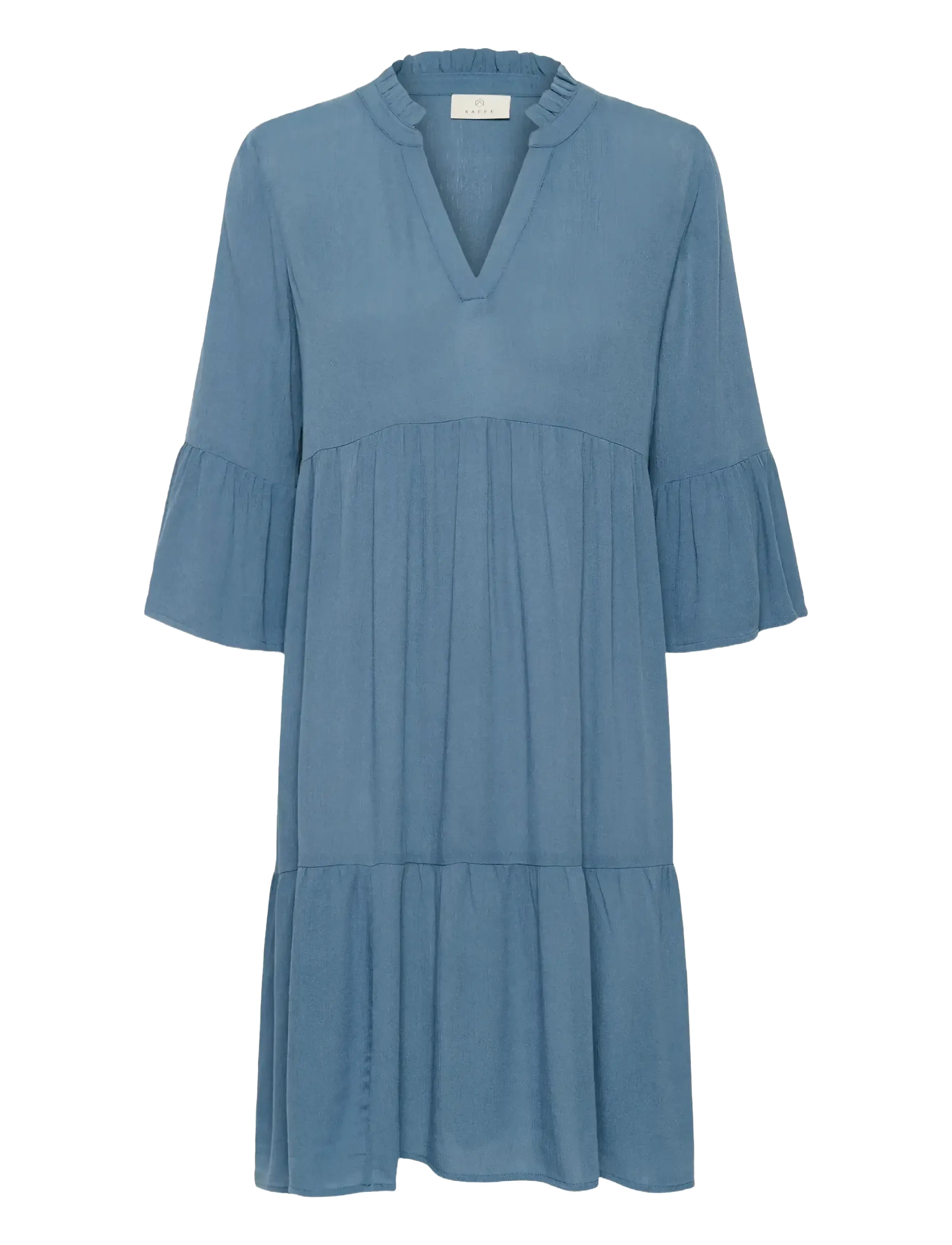 Kaffe KAmarianah Amber Dress - Tøj - BERING SEA / blue